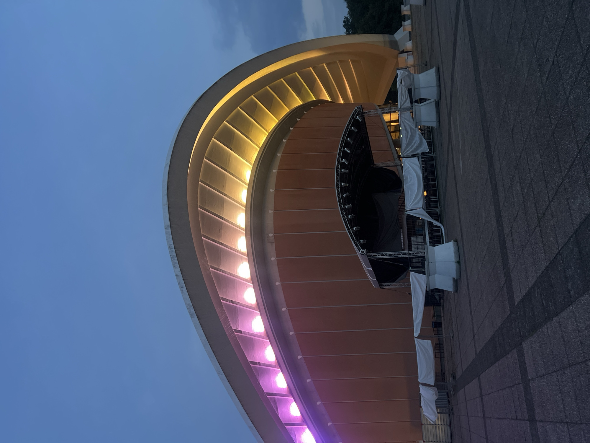 Evening around Berlin's Kulturforum and Tiergarten waterfront