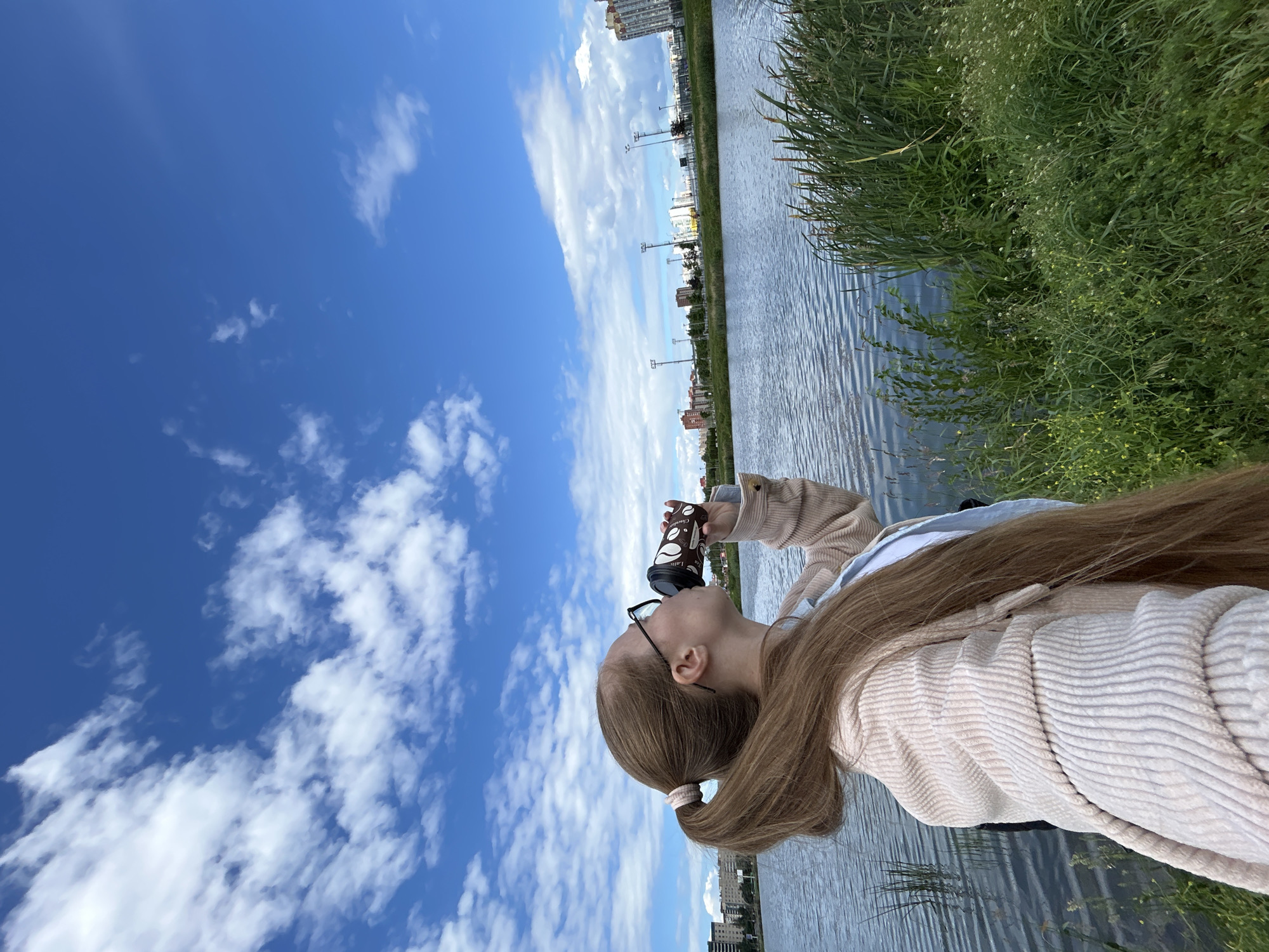 Lazy summer morning at St. Petersburg's 300th Anniversary Park