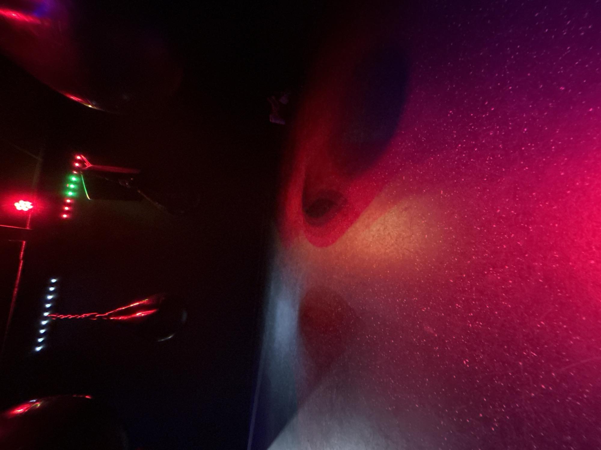 Artificial lighting captured in dark Strasbourg environment