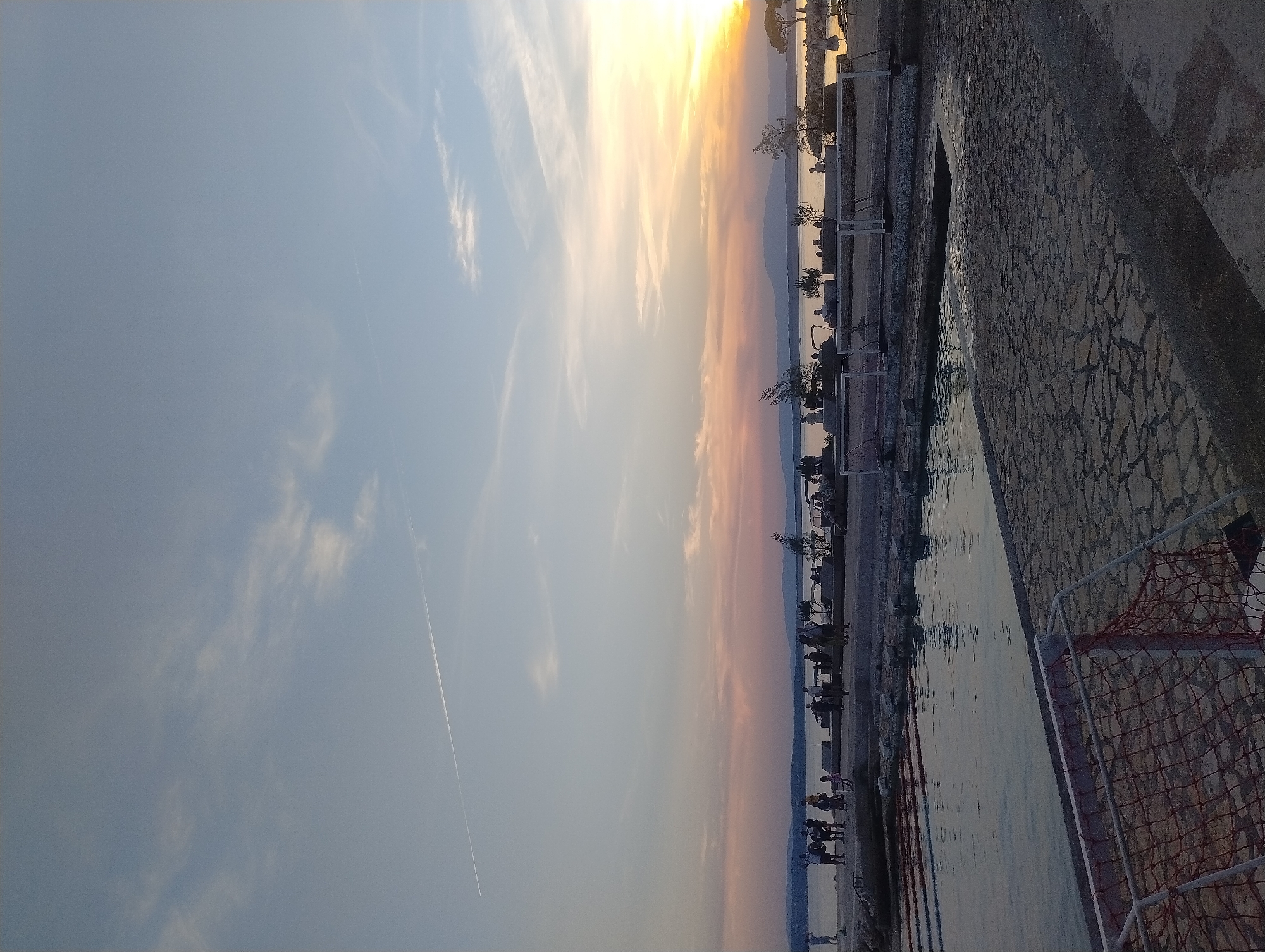 Adriatic sunset from the Crikvenica waterfront