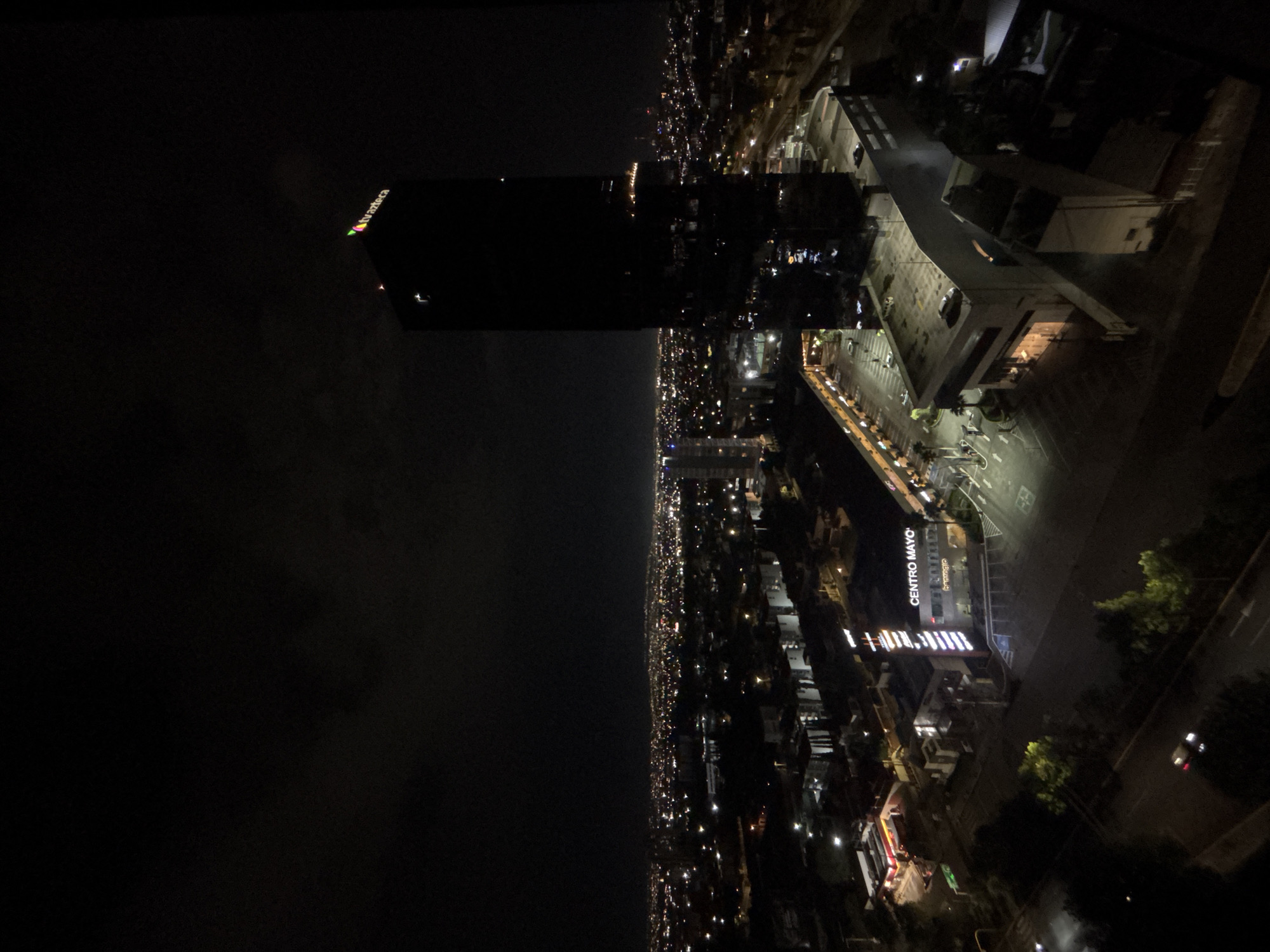 Nighttime aerial views capture Puebla cityscape and modern interior
