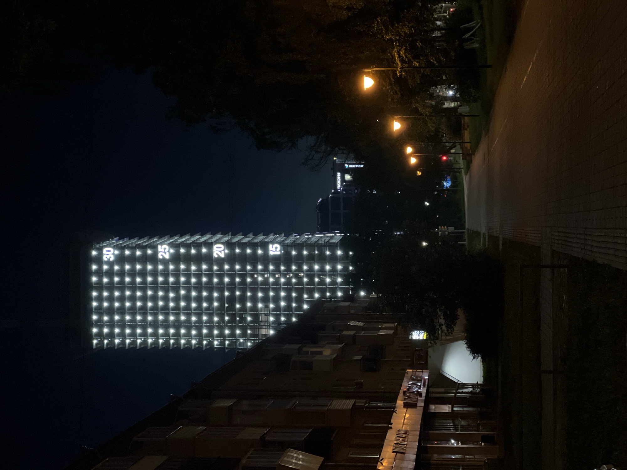 Evening street scenes documented across Izhevsk, Russia