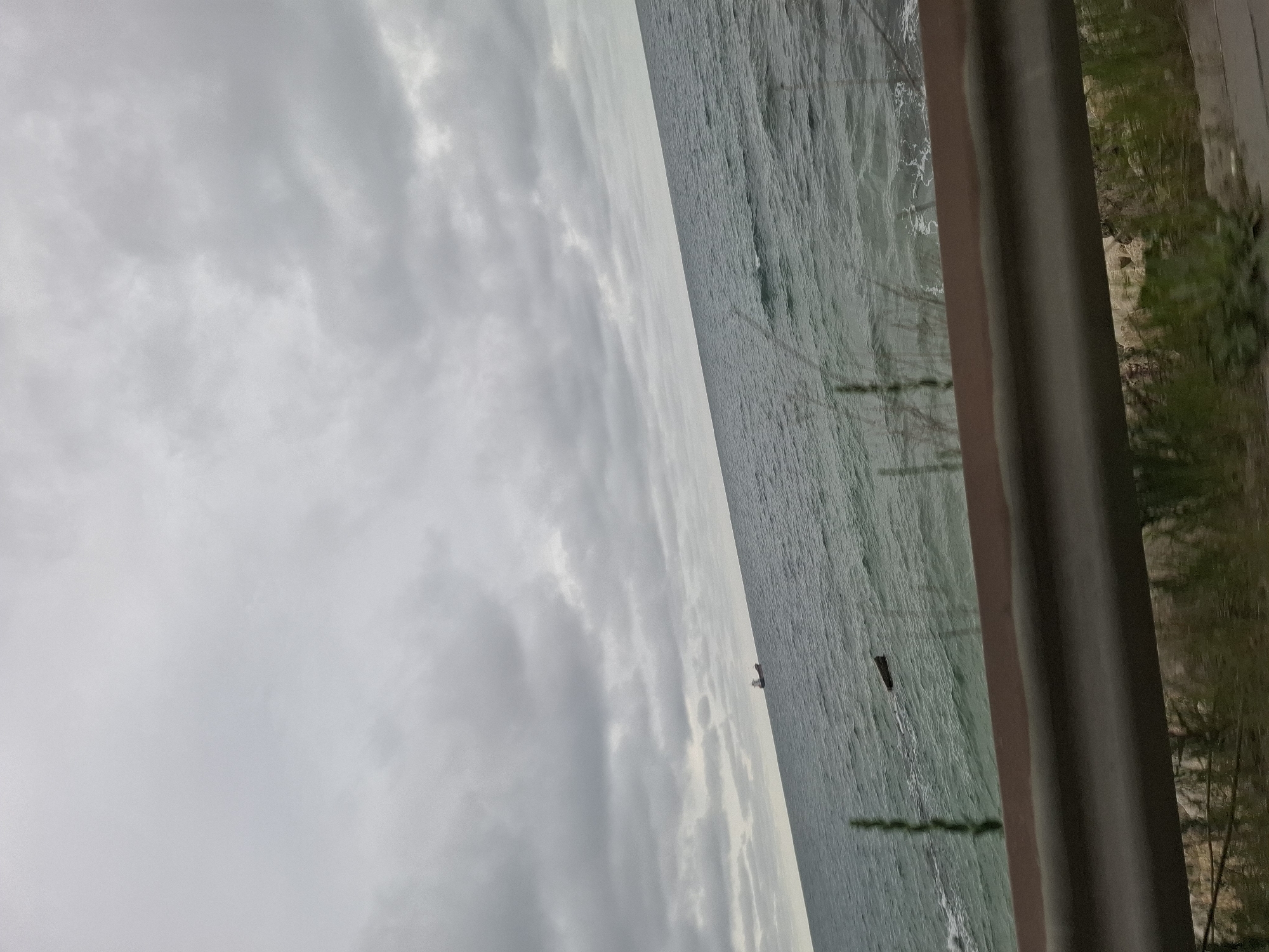 Overcast Black Sea view documented from Varna promenade