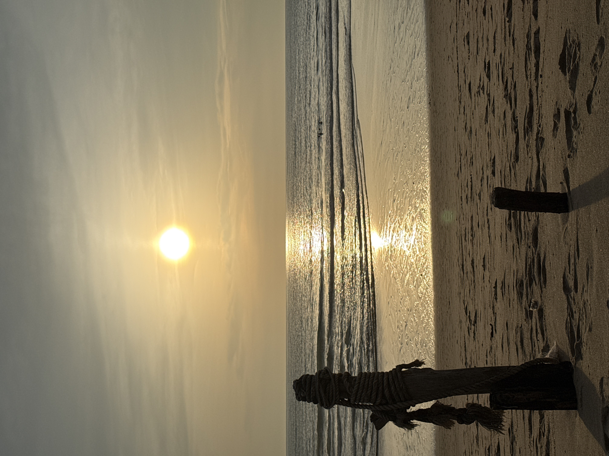 Sunset hour on Choeng Thale beach, Andaman Sea