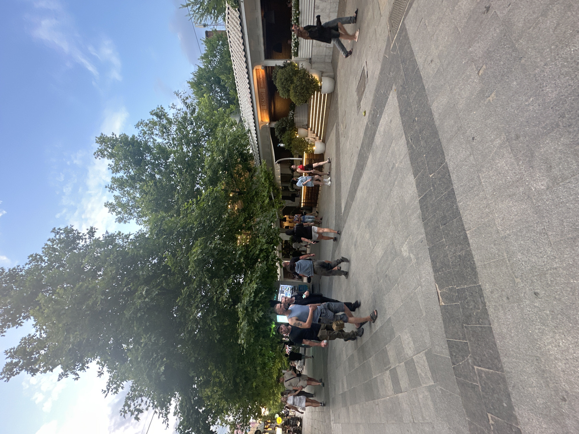 Summer evening on Odesa's waterfront promenade, late June 2026