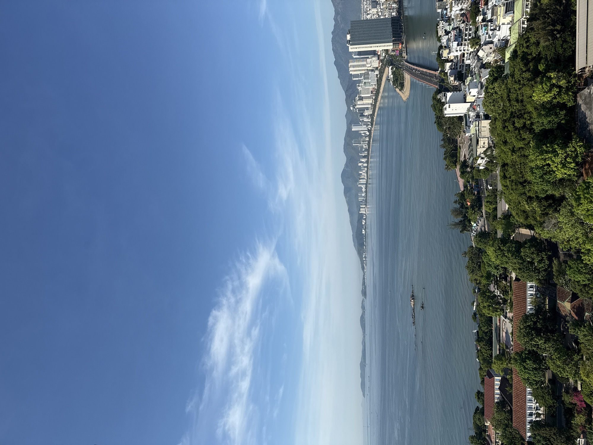 Nha Trang from above: city, coast, and mountains in full view