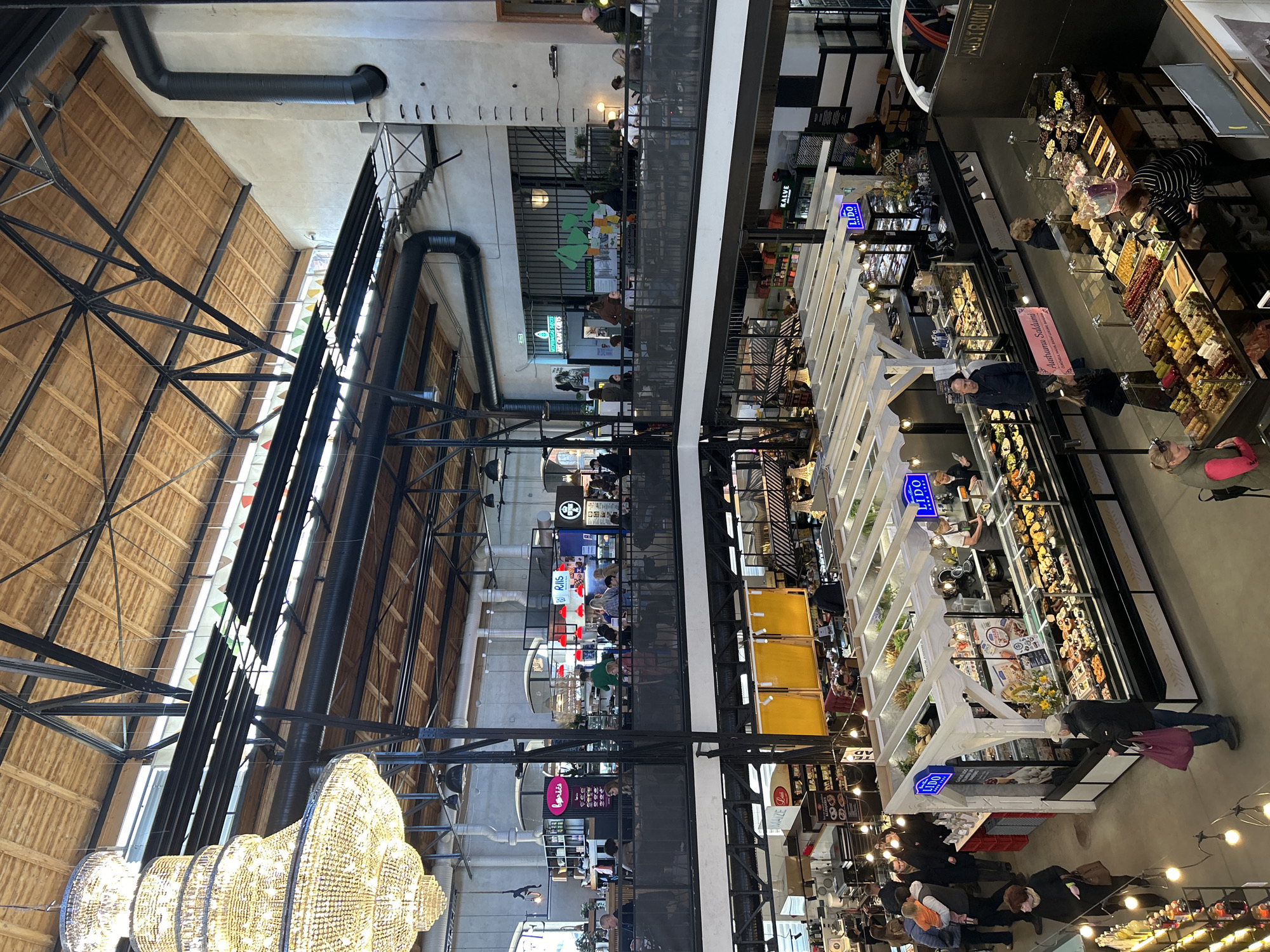 Witness documents dining experience at Riga Central Market