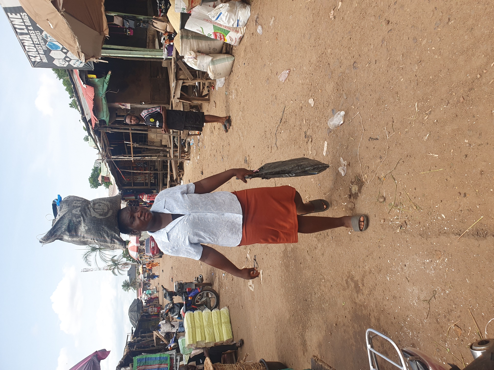 Morning market activity documented across Lokoja, Nigeria commercial districts