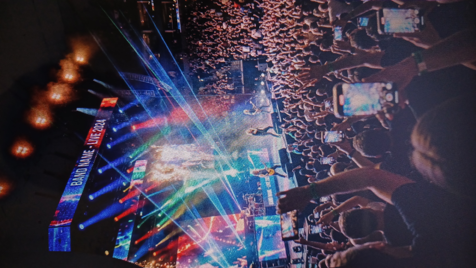 Stadium concert lights up a Tashkent night