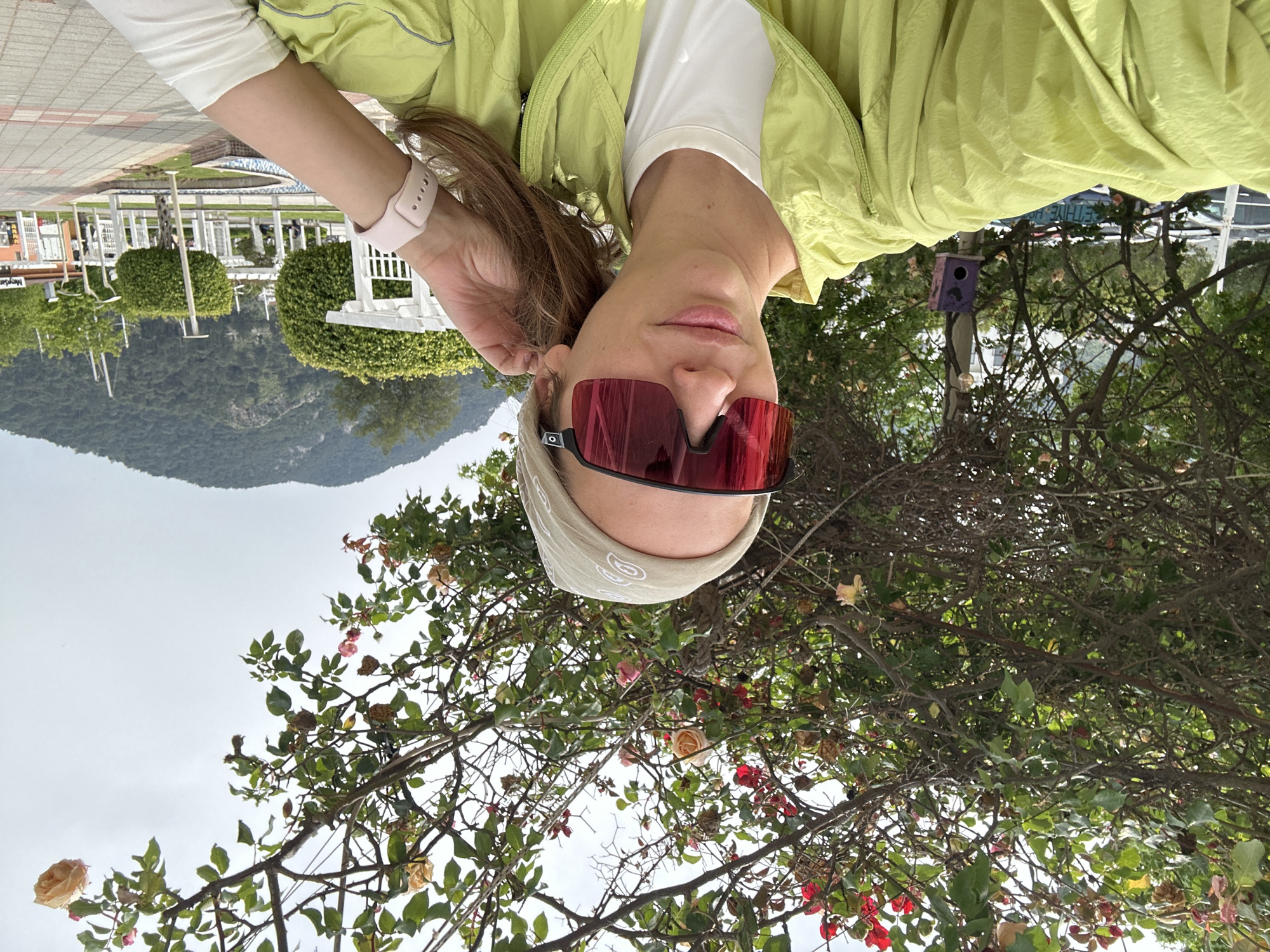 Morning street activity and selfie captured in Fethiye, Turkey