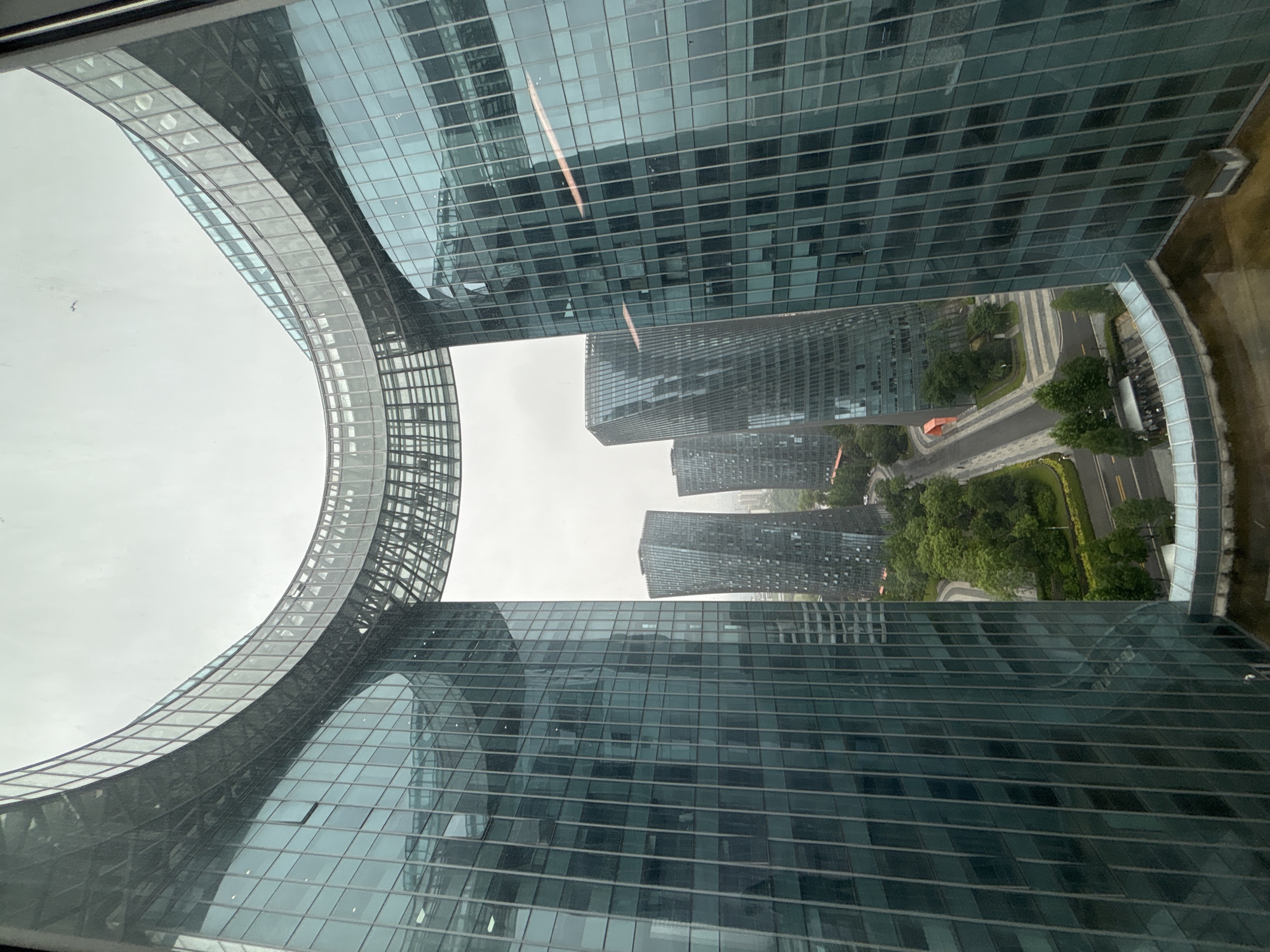 Morning documentation of Liangjiang New Area's modern architecture complex