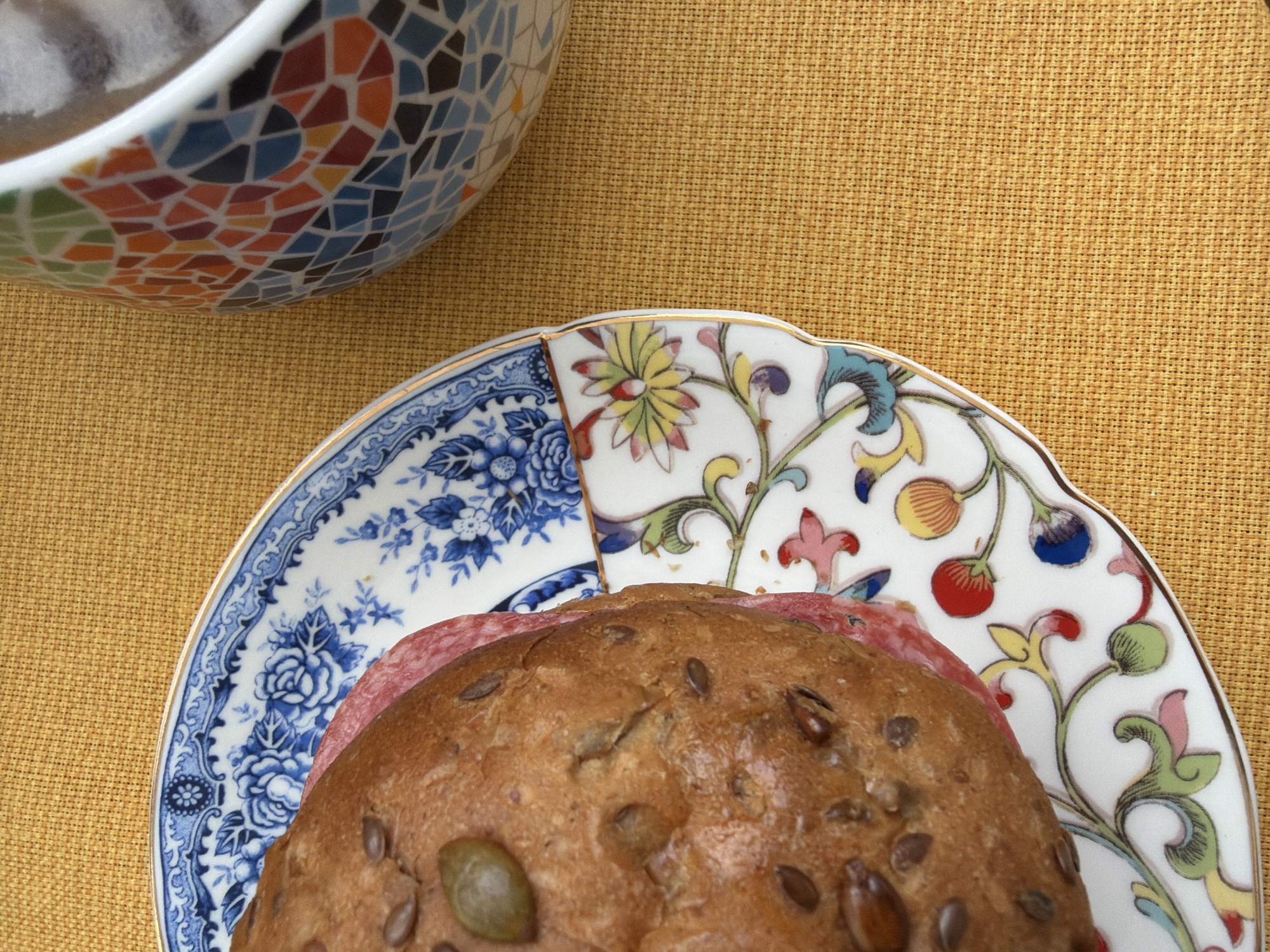 Moscow resident documents lunch, weather changes, skincare routine