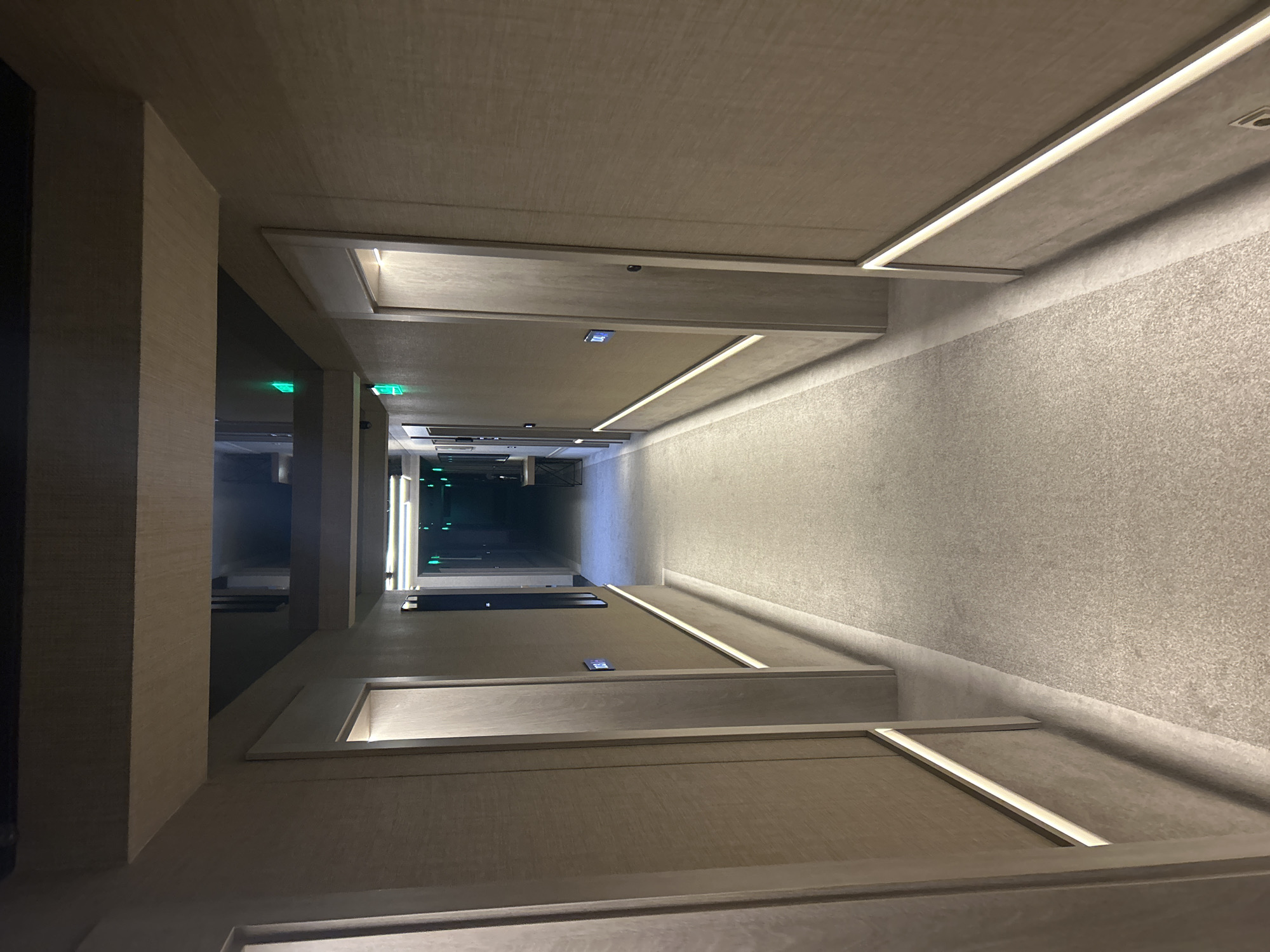 Modern minimalist hallway documented in Plovdiv, Bulgaria