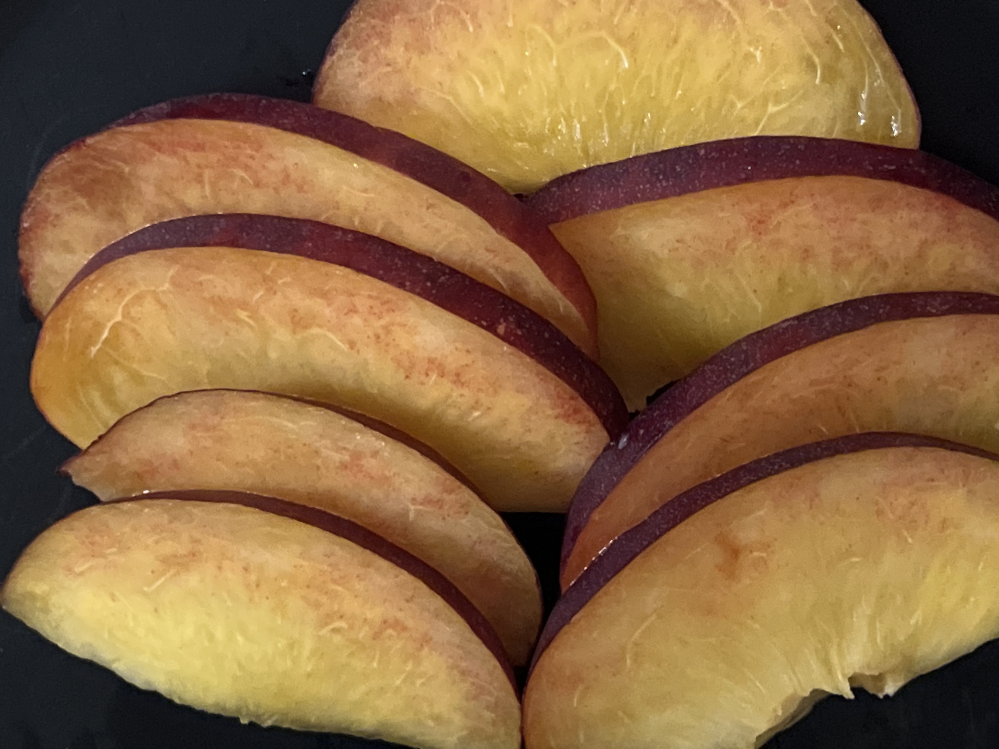 Stone fruit up close: nectarines, plums, and peaches in Pushkino