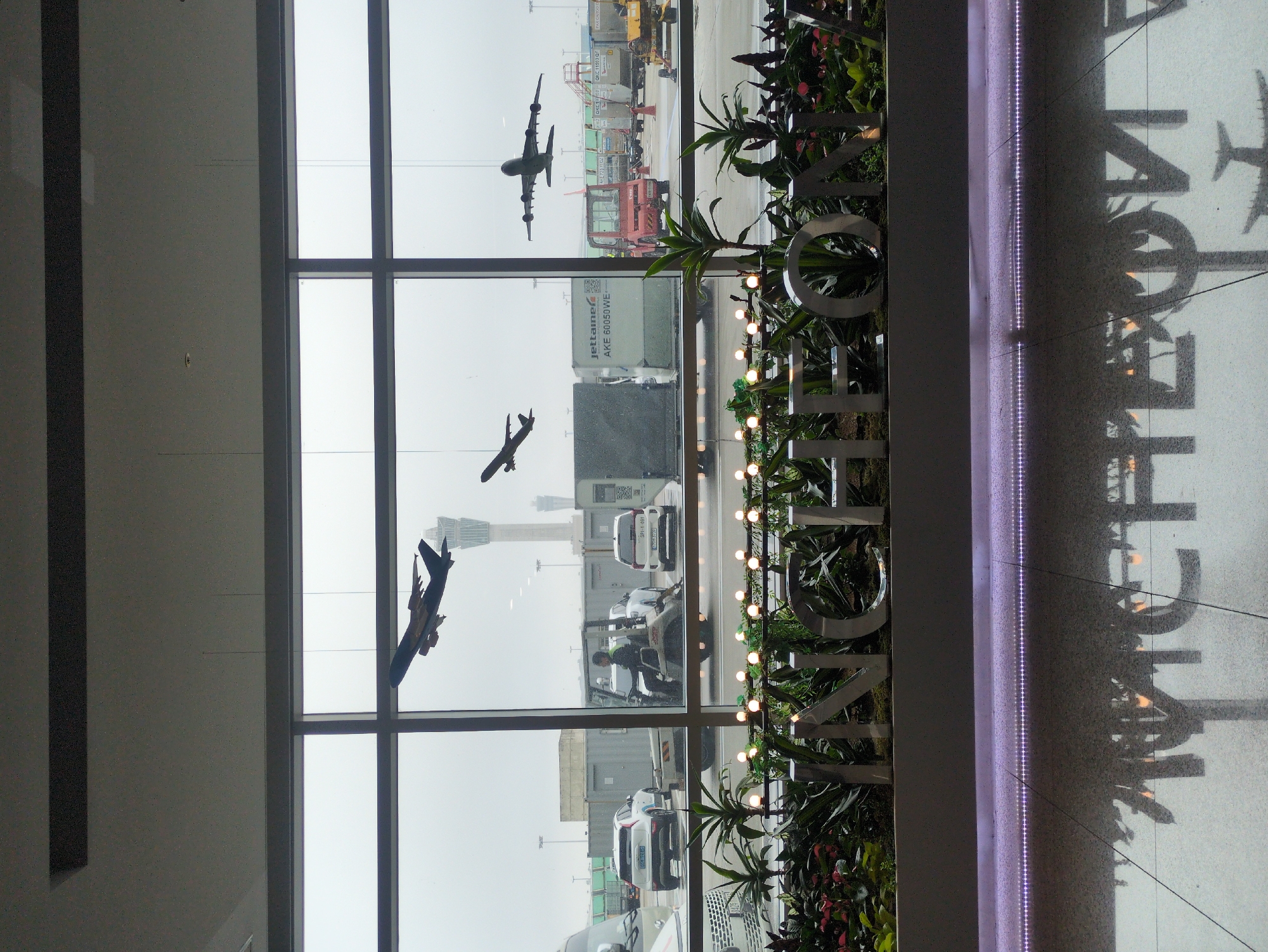 Late night airport scenes documented at Incheon International