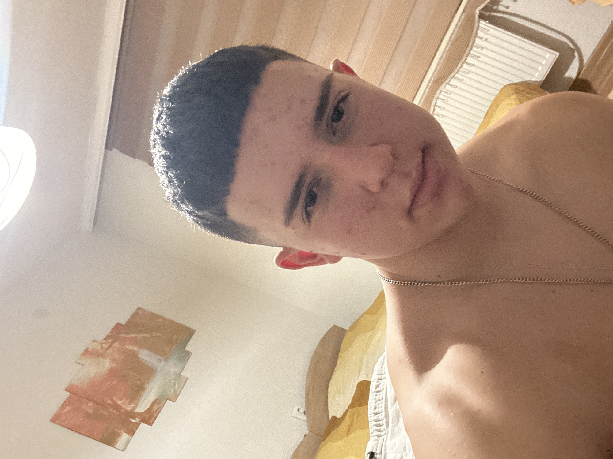 Man takes late-night selfie in Zlatograd, Bulgaria