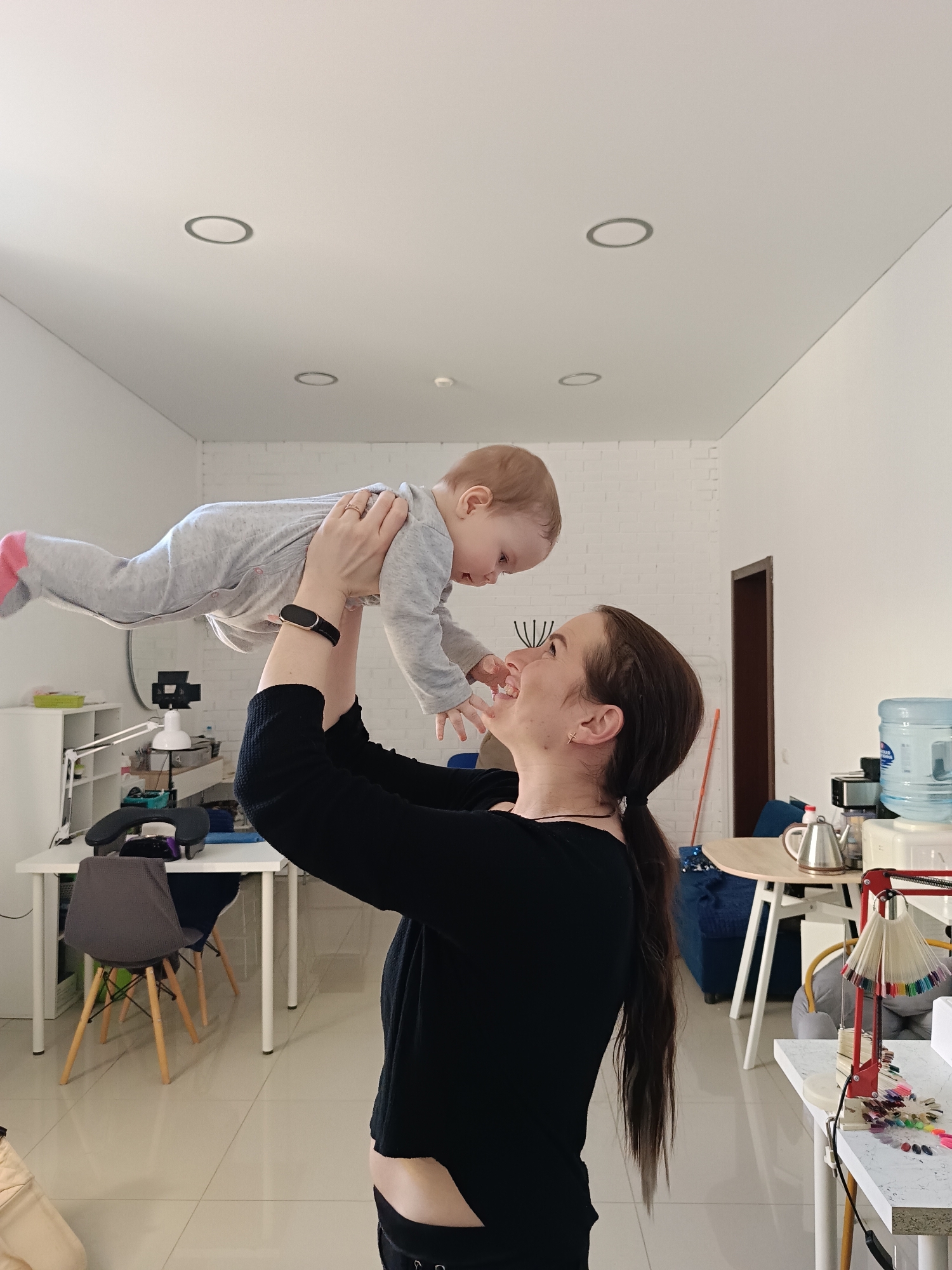 Mother and baby moments captured in Chaikovsky home
