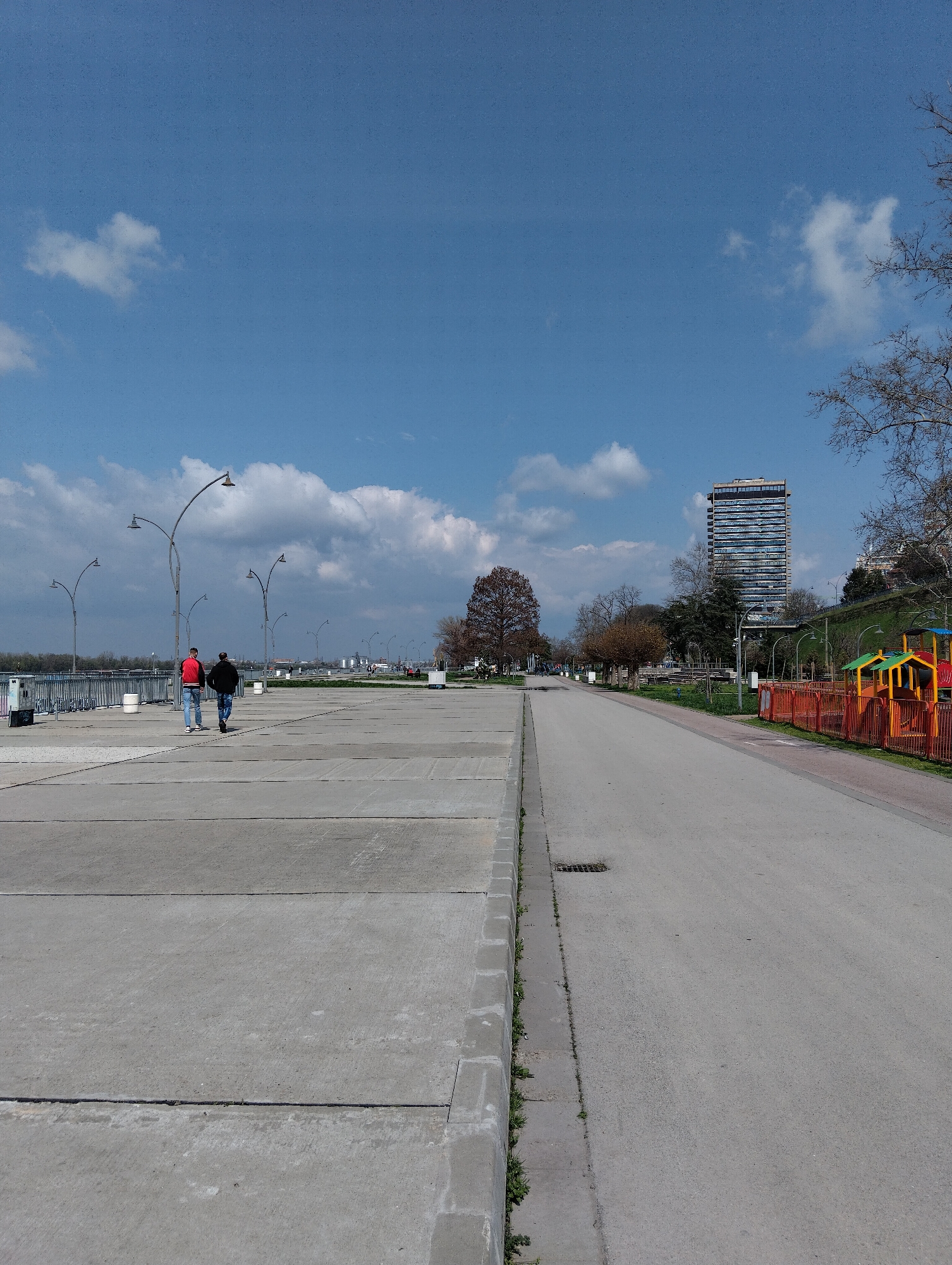 Morning pedestrian activity observed in central Ruse, Bulgaria