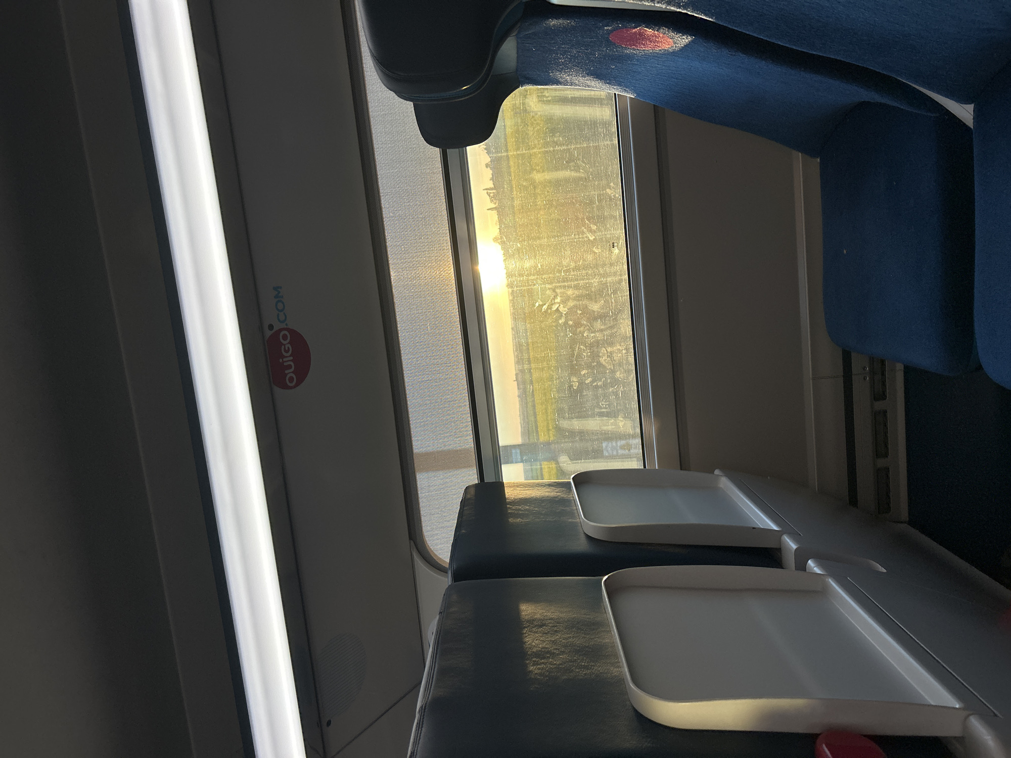 Train passenger captures routine journey through French countryside