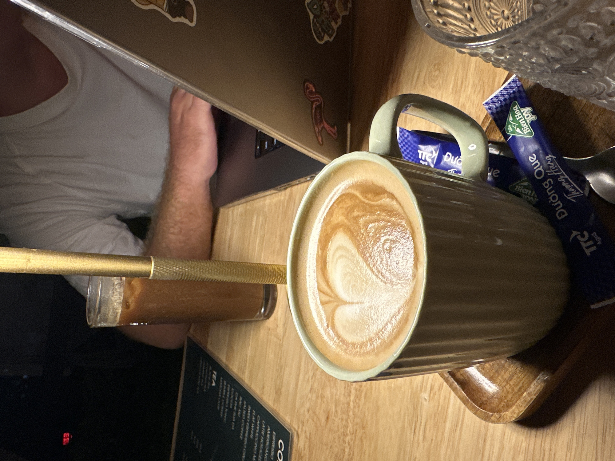 Evening café session documented in Nha Trang Vietnam