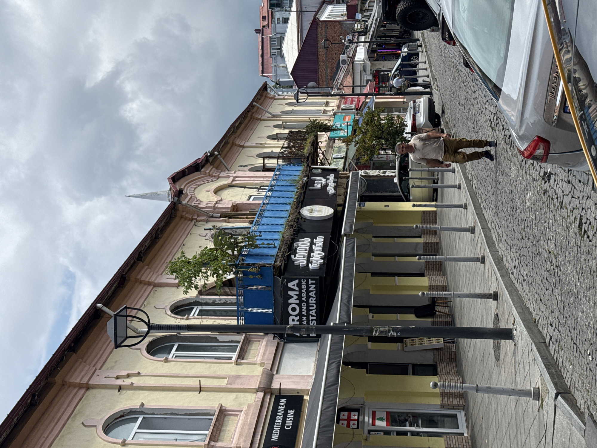 Street-level tour through Batumi's old town architecture and landmarks