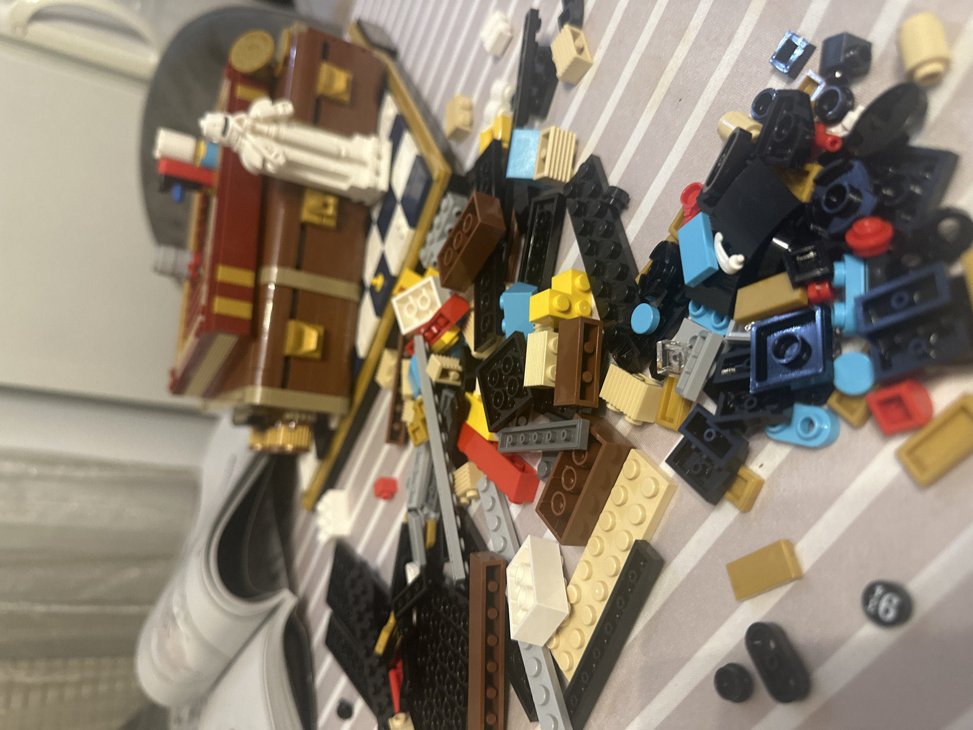 Lego construction project spotted on tabletop in Sofia