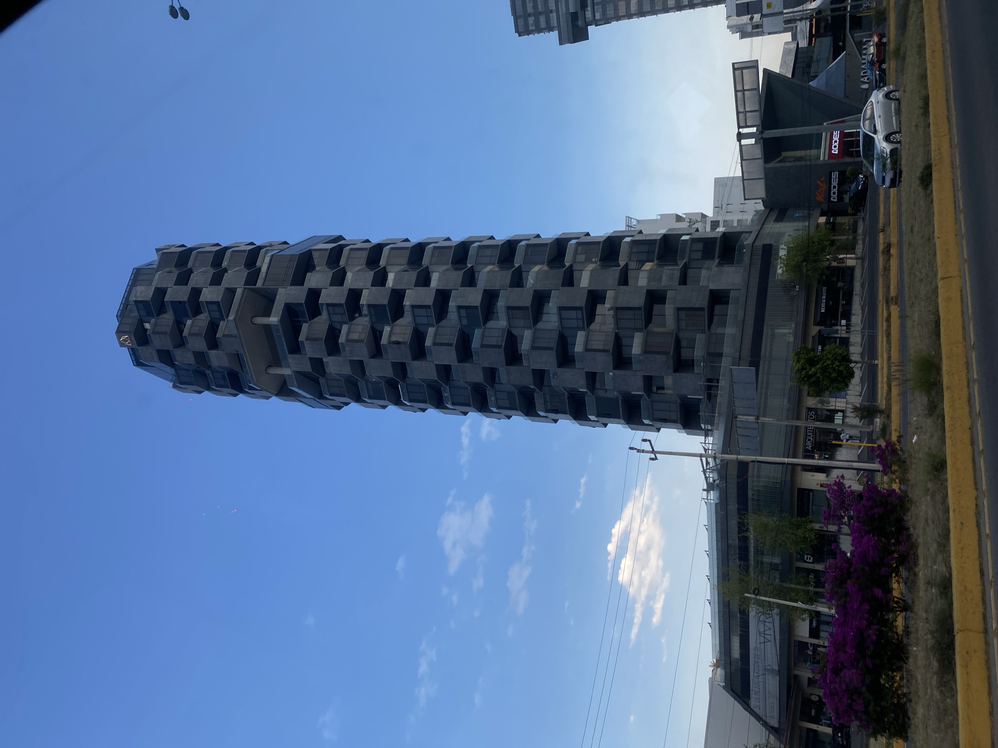 BBVA skyscraper documented in Tlaxcalancingo, Mexico