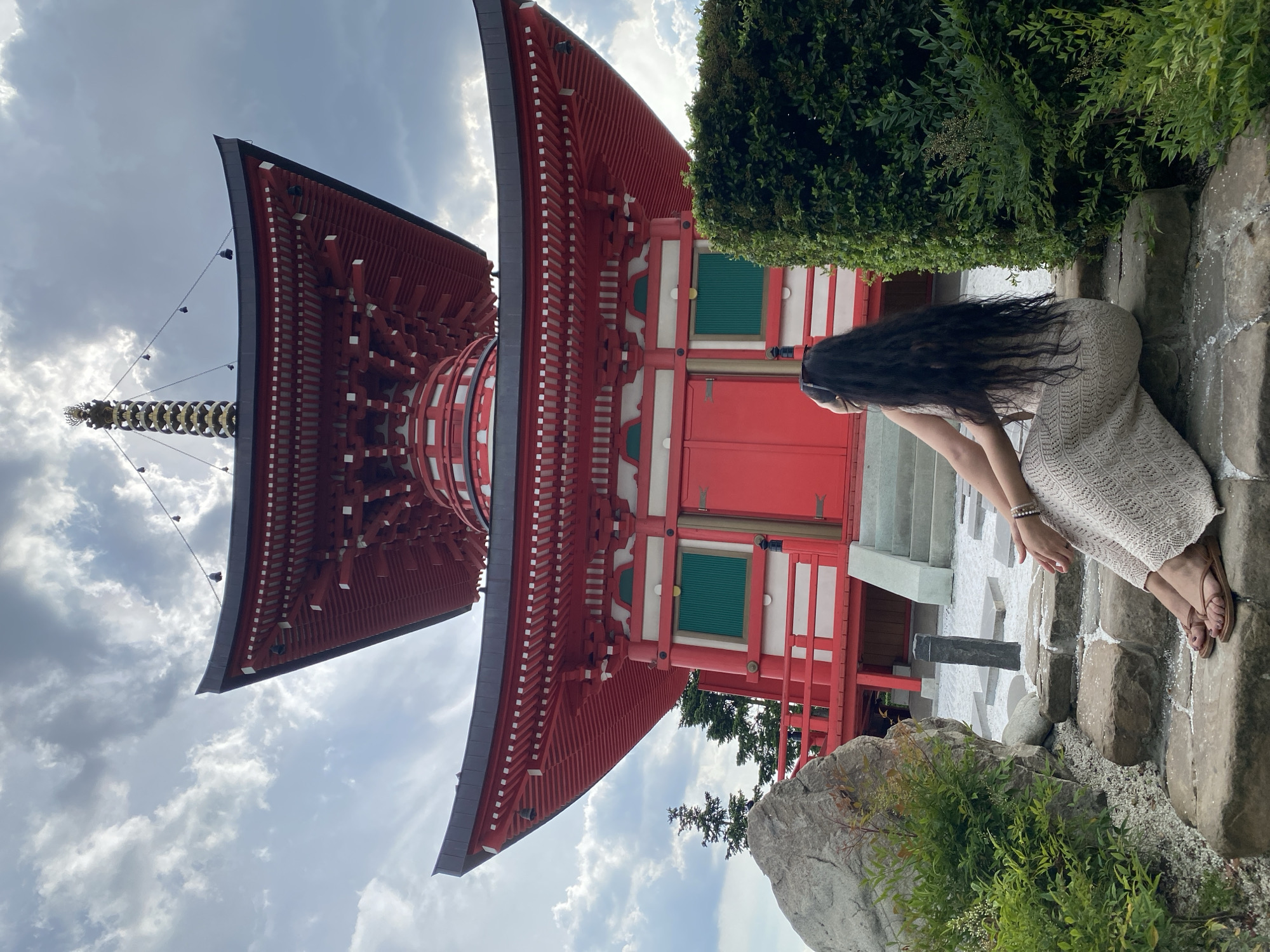 Visitors explore Japanese Garden at Galitsky Park, Krasnodar