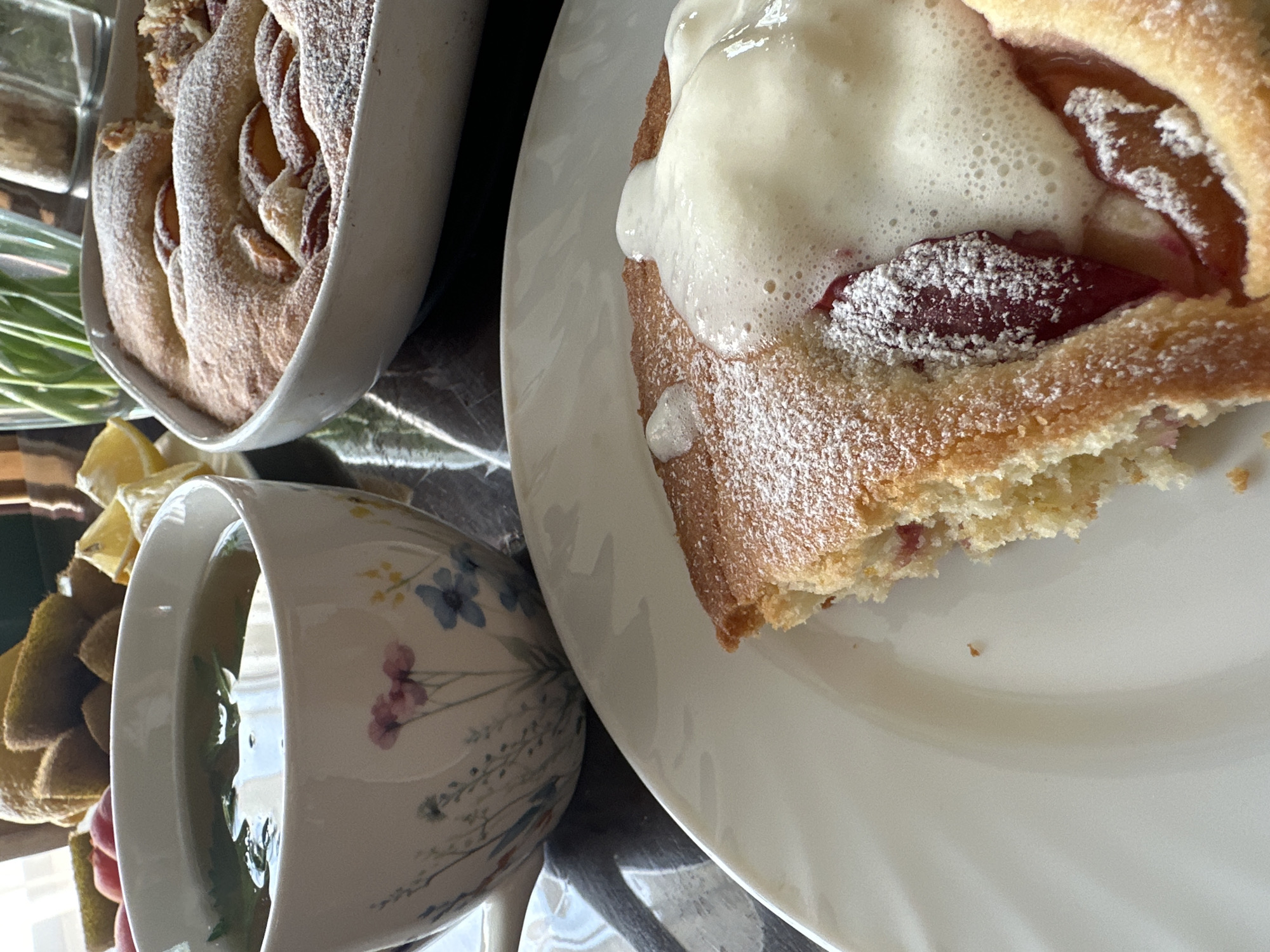 Morning breakfast and park stroll documented in Chaikovsky, Russia