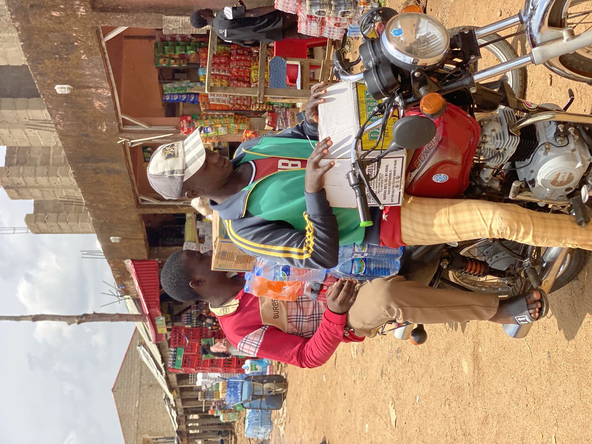 Busy market day captured in Kafanchan B, Nigeria