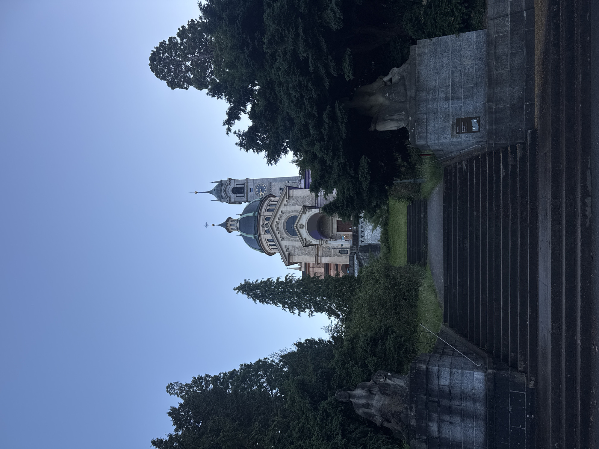 St. Peter's Church documented in Zurich evening observation