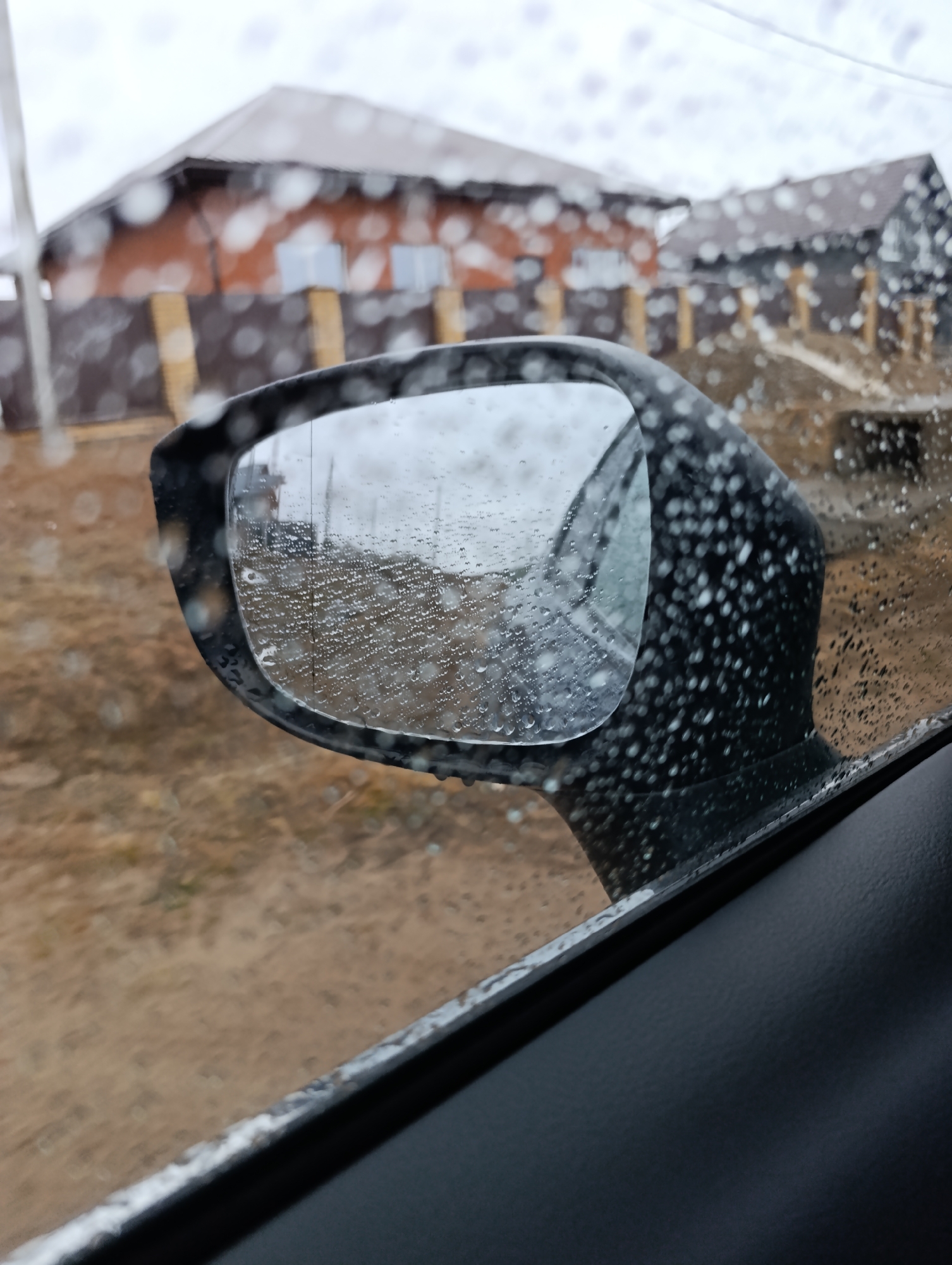 Rainy morning moments with cat companion in Chaikovsky, Russia