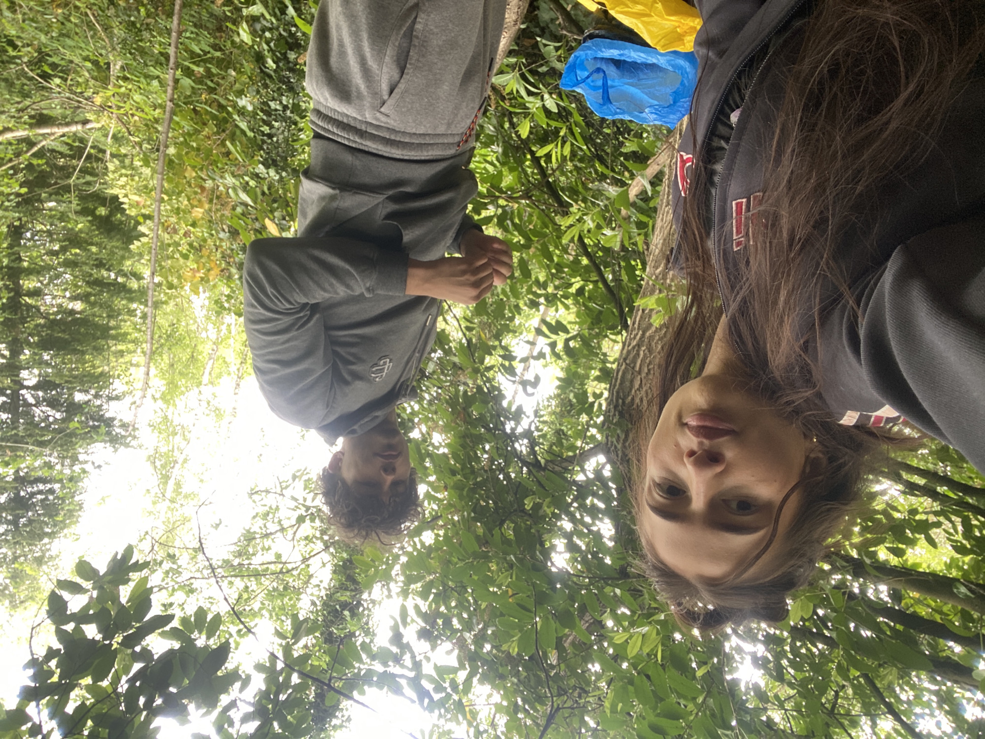 Two people spotted in London wooded area