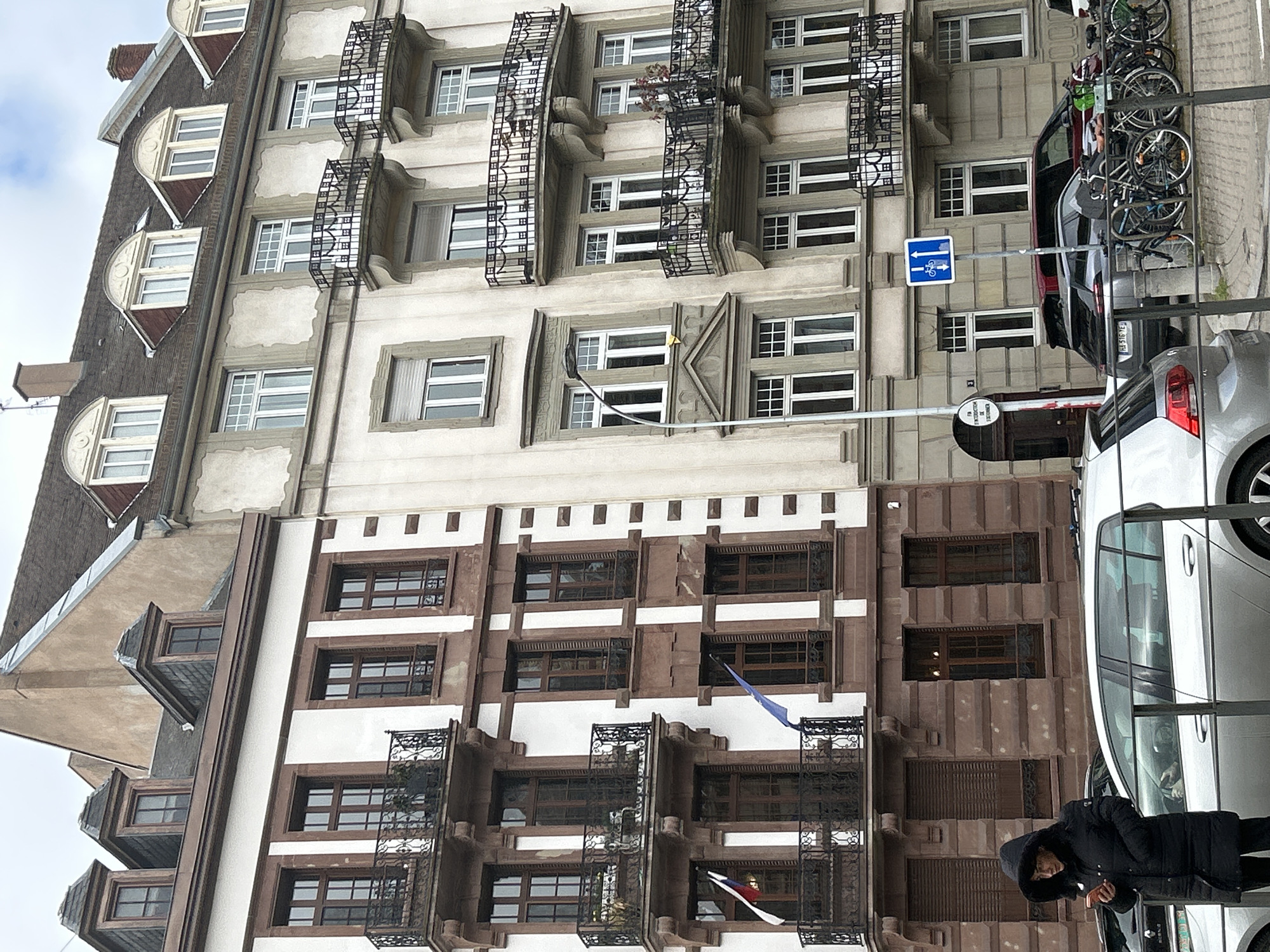Street architecture documented in Strasbourg, France
