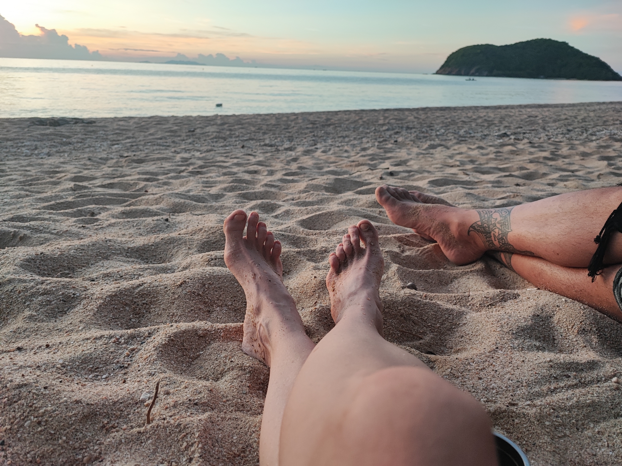 Beach day on Koh Phangan from sand to sunset