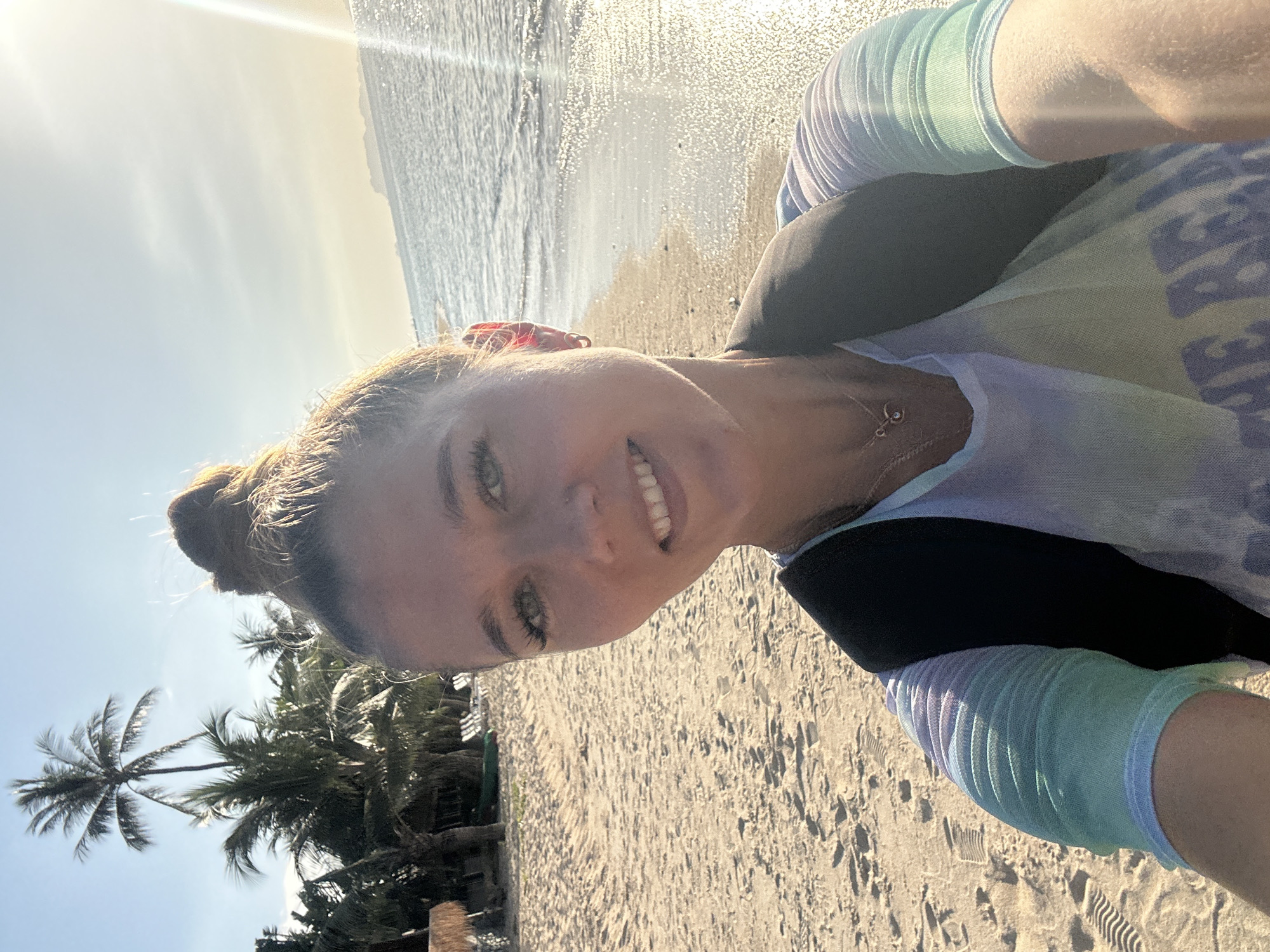 Sunny morning on a Ko Samui beach, July 2026