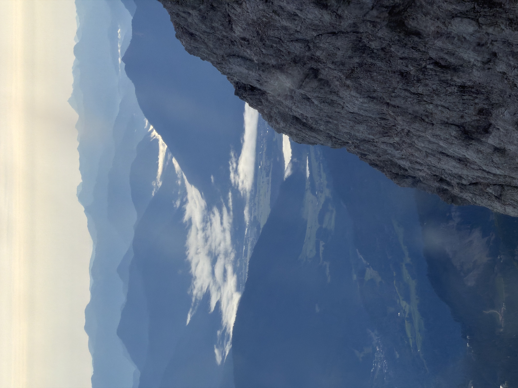 Alpine vista captured from high-altitude viewpoint near Grainau, Germany