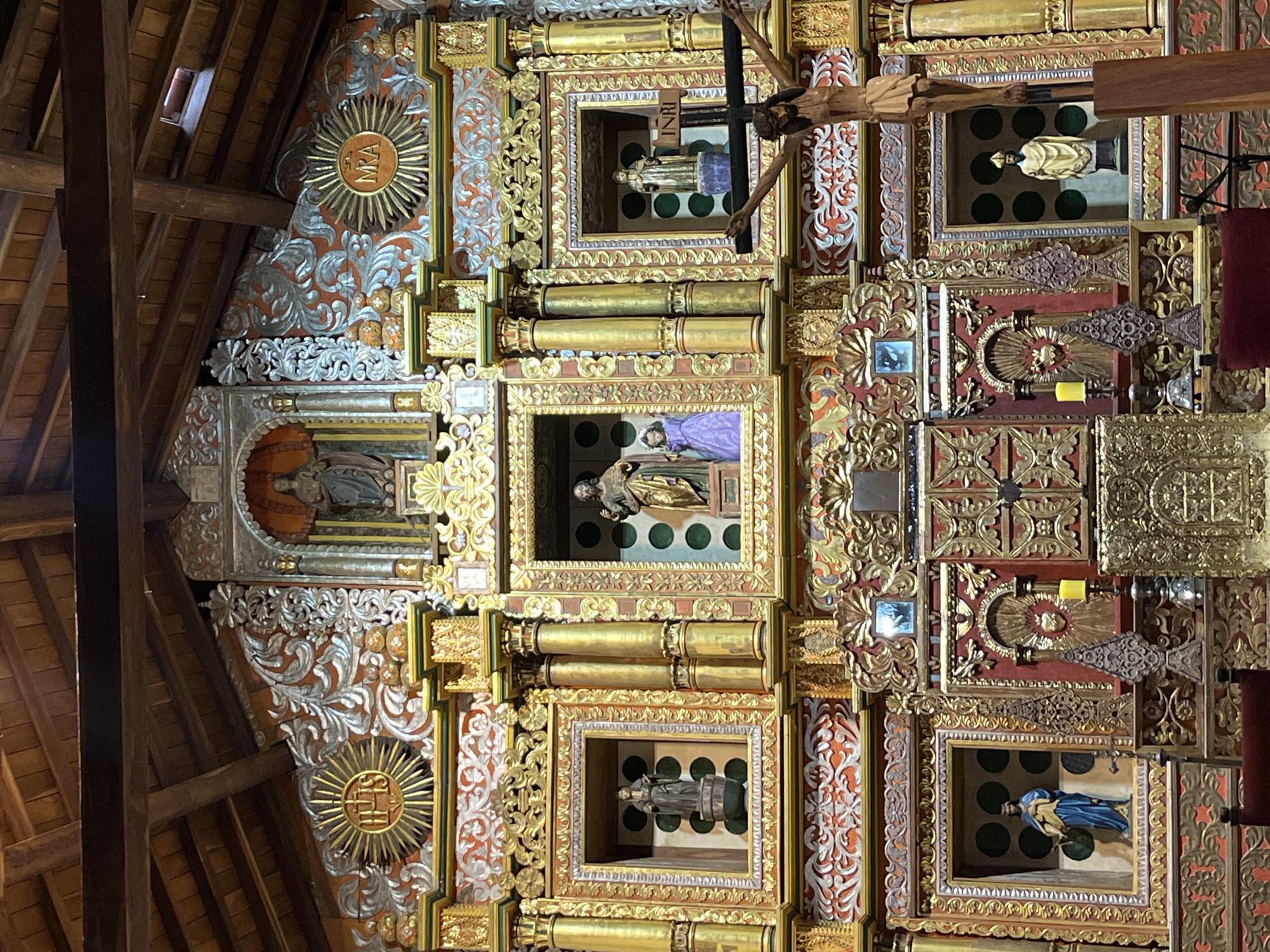 Witness documents religious site with preserved remains, artifacts