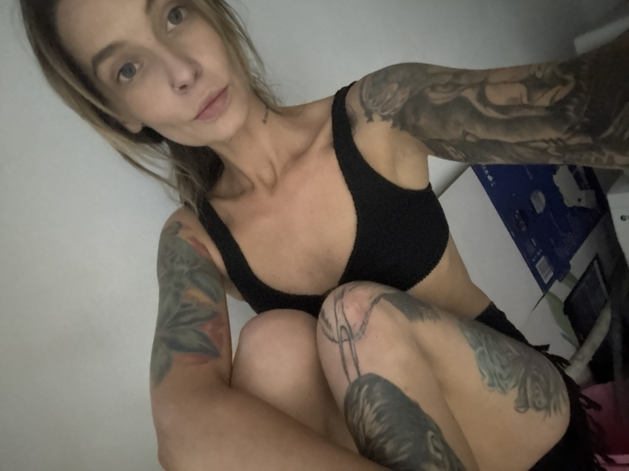 Woman in athletic wear photographed in Bat Yam