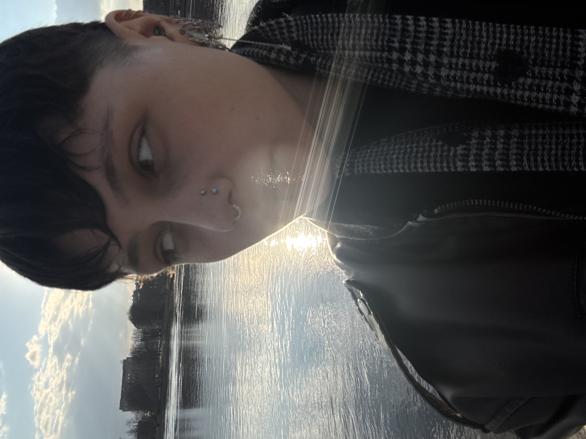 Casual waterfront gathering documented in Saint Petersburg