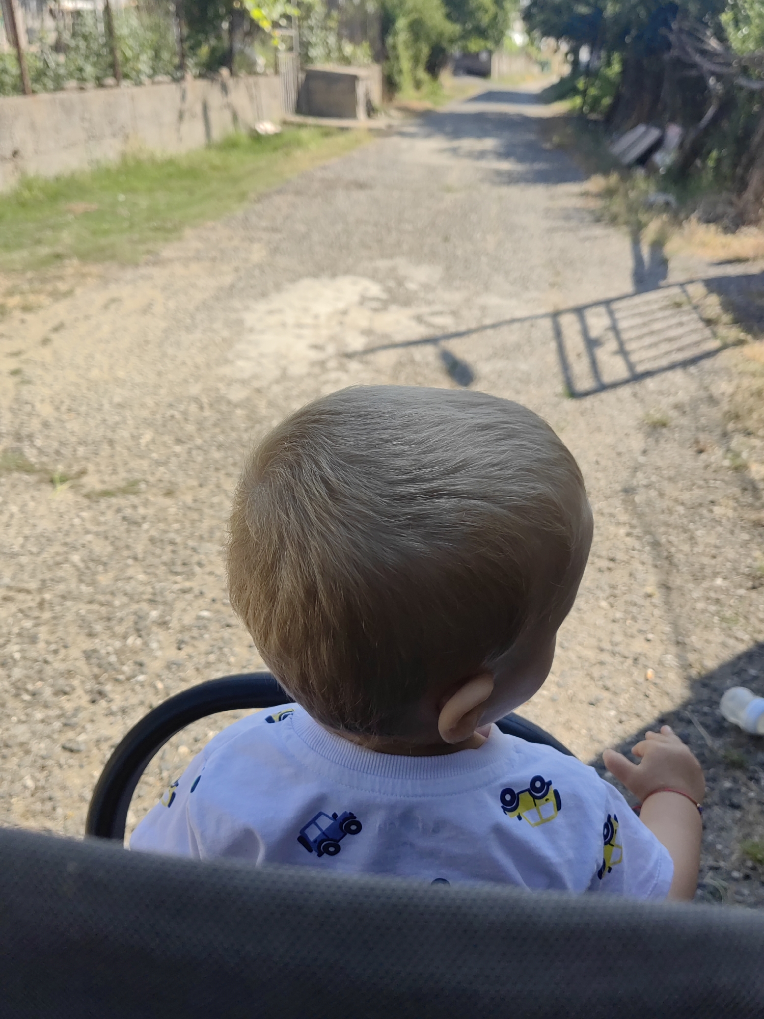 Quiet morning walk through a rural Bulgarian village