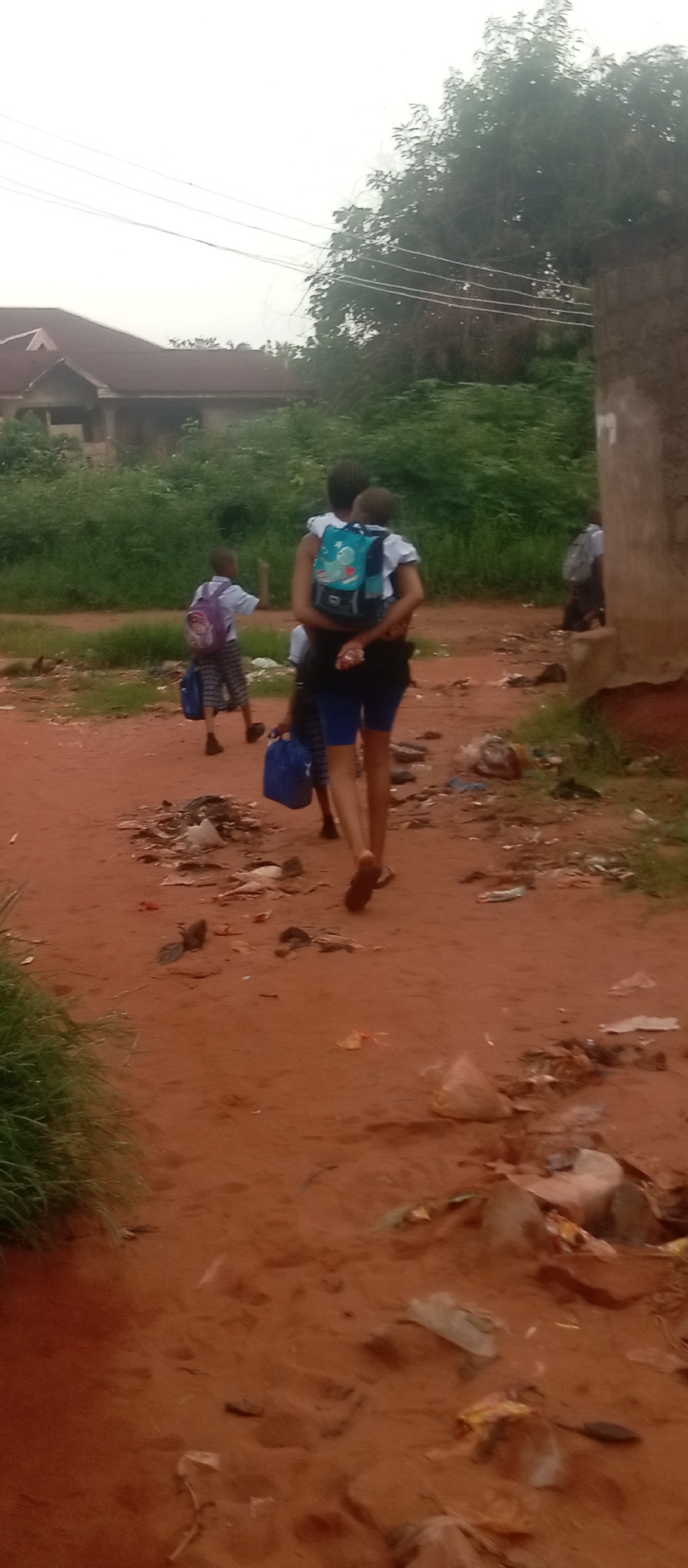 Morning street life captured in Ogidi, Nigeria