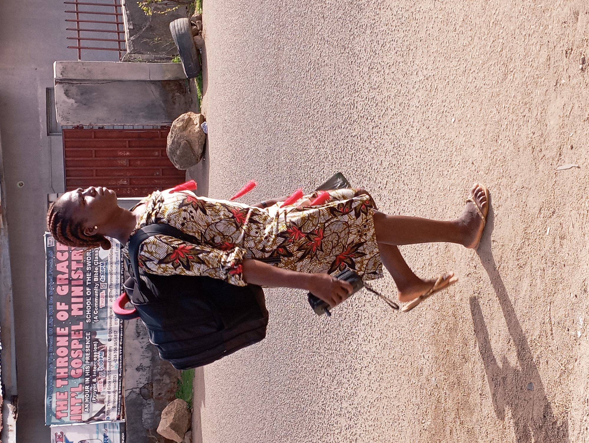 Morning street life documented in Jos, Nigeria