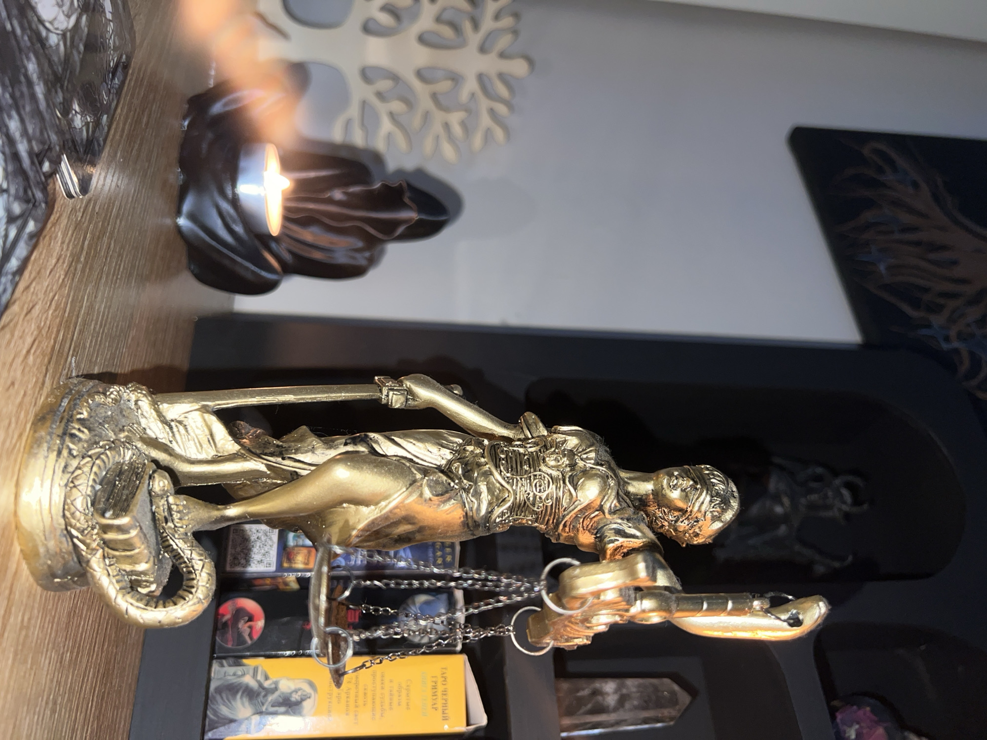 Occult altar and family life share a Tychy home