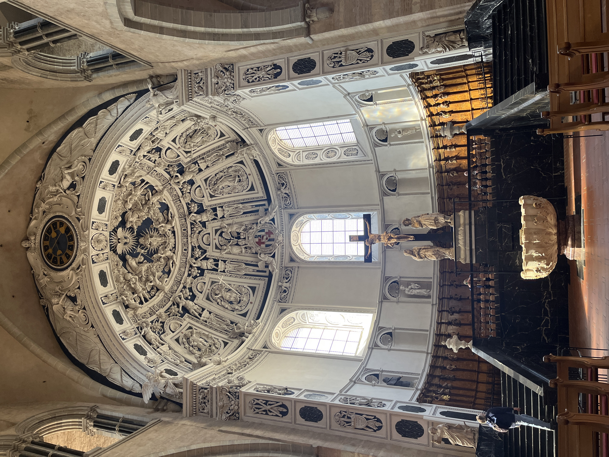 Visitor documents Trier Cathedral interior, exterior and city landmarks