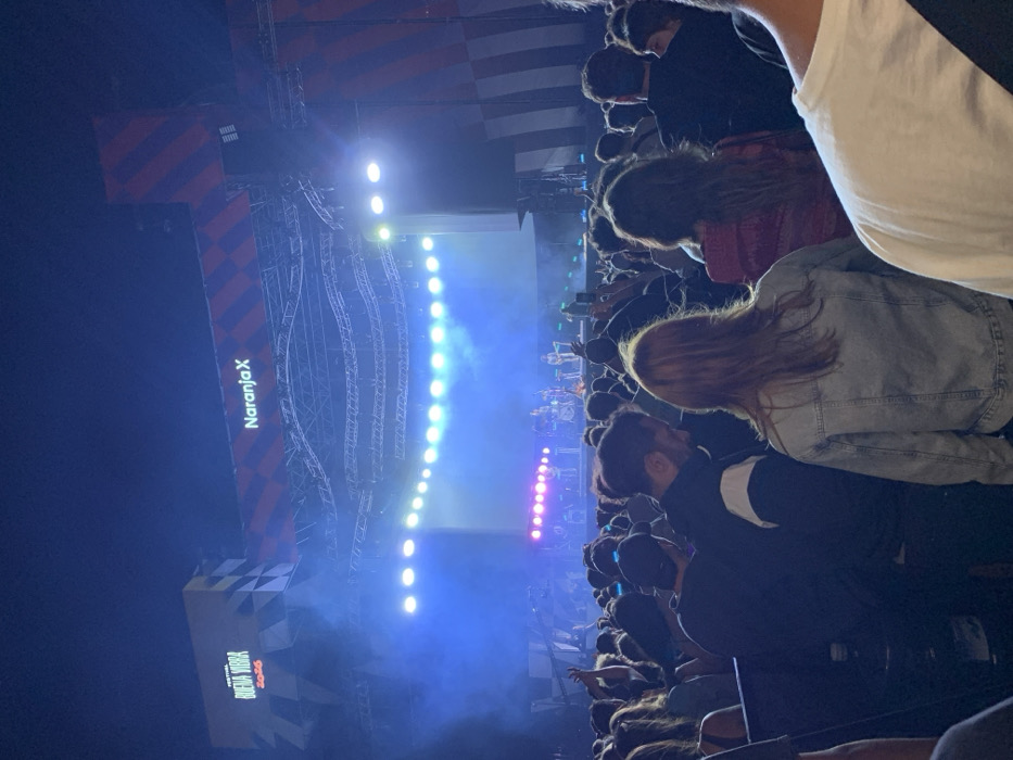 NaranjaX performs late-night outdoor concert in Buenos Aires