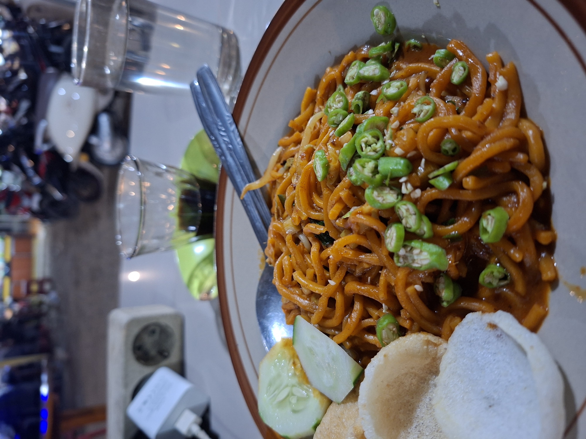 Mie goreng, coffee, and an outdoor soccer watch party in Aceh