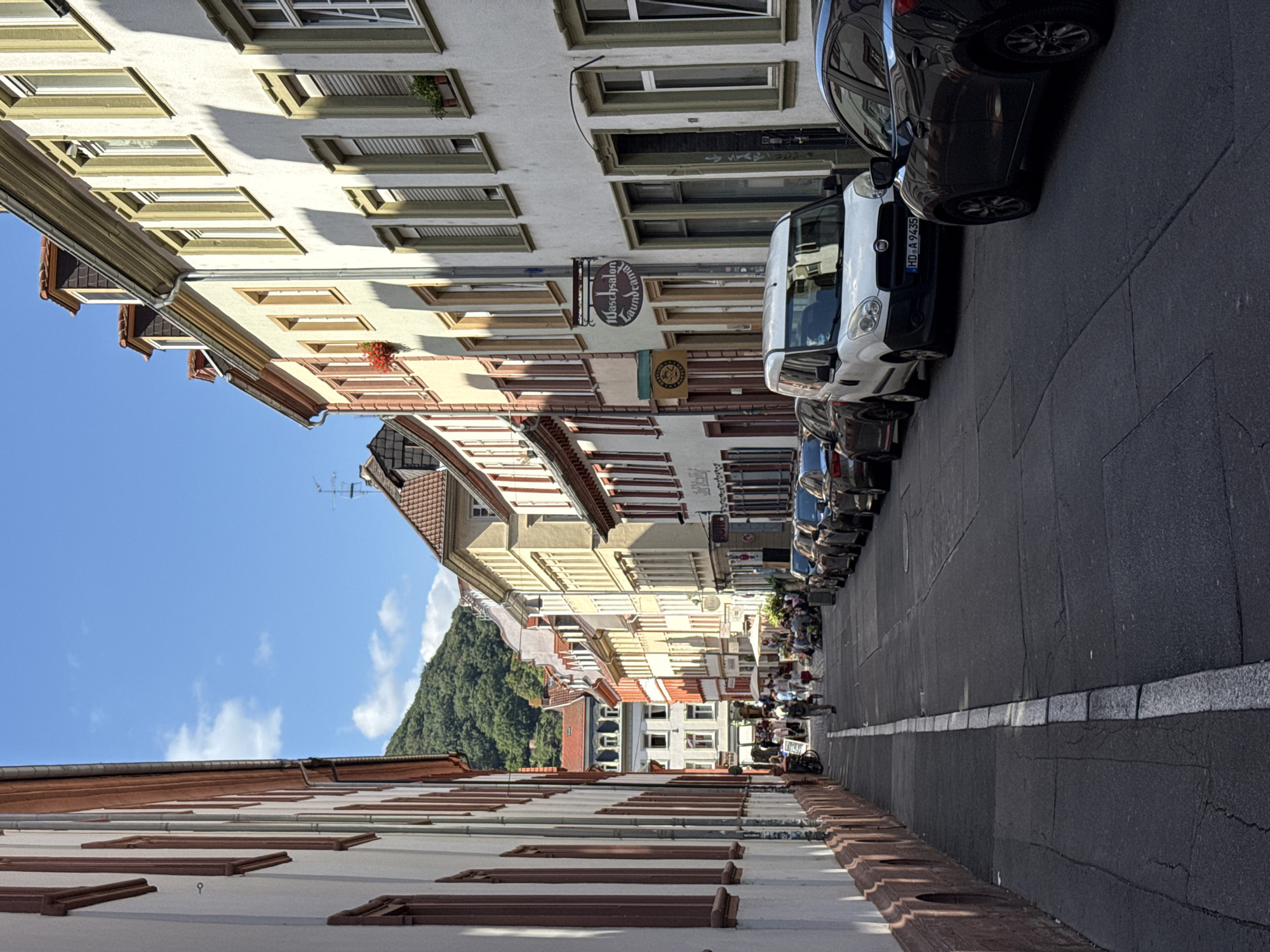 Heidelberg old town streets, cafés, and a gold jewelry detail