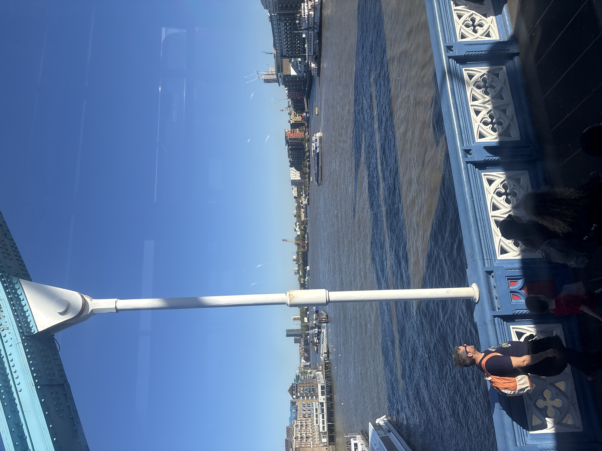 Sunny afternoon views captured at London's Tower Bridge