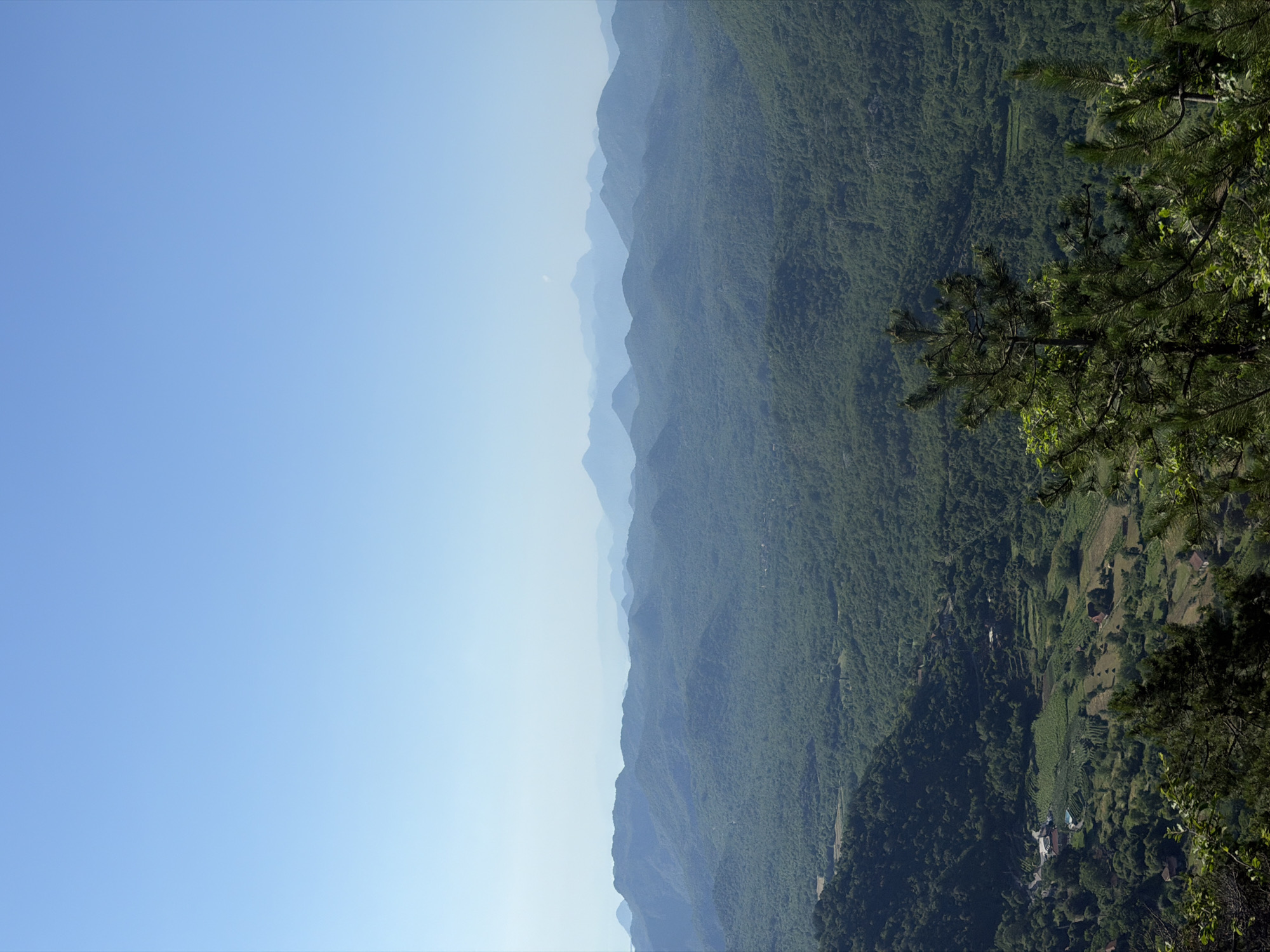 Morning mountain views documented near Cetinje, Montenegro